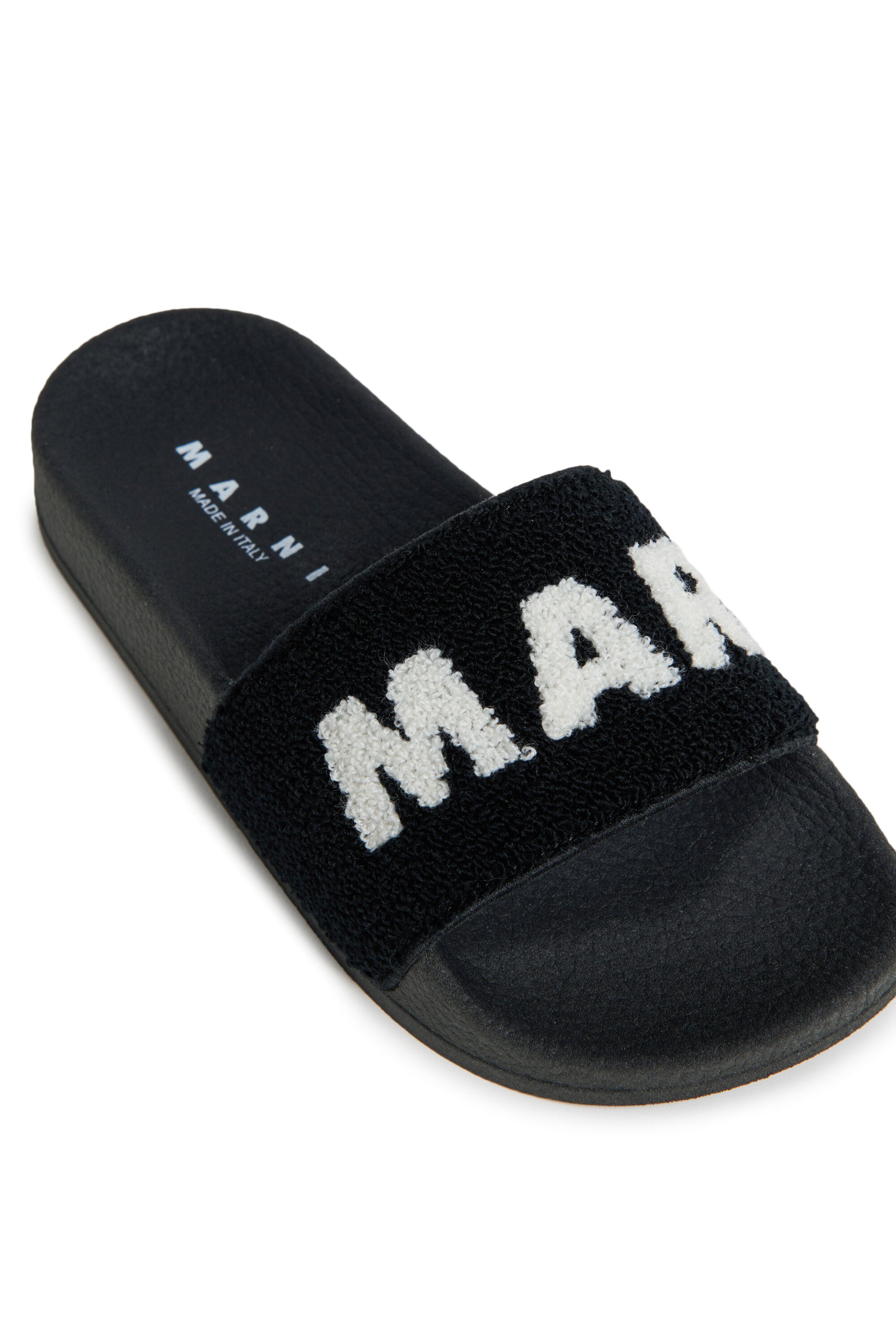 Chanclas slip esponjosas con logotipo maxi