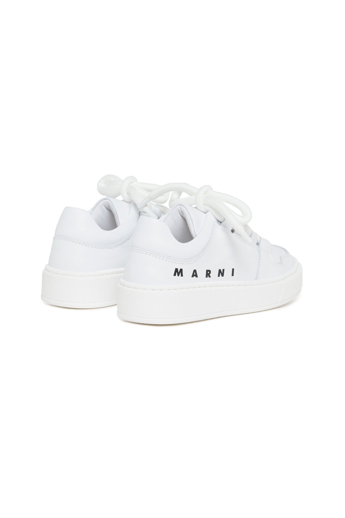 Zapatillas bajas de piel con logotipo