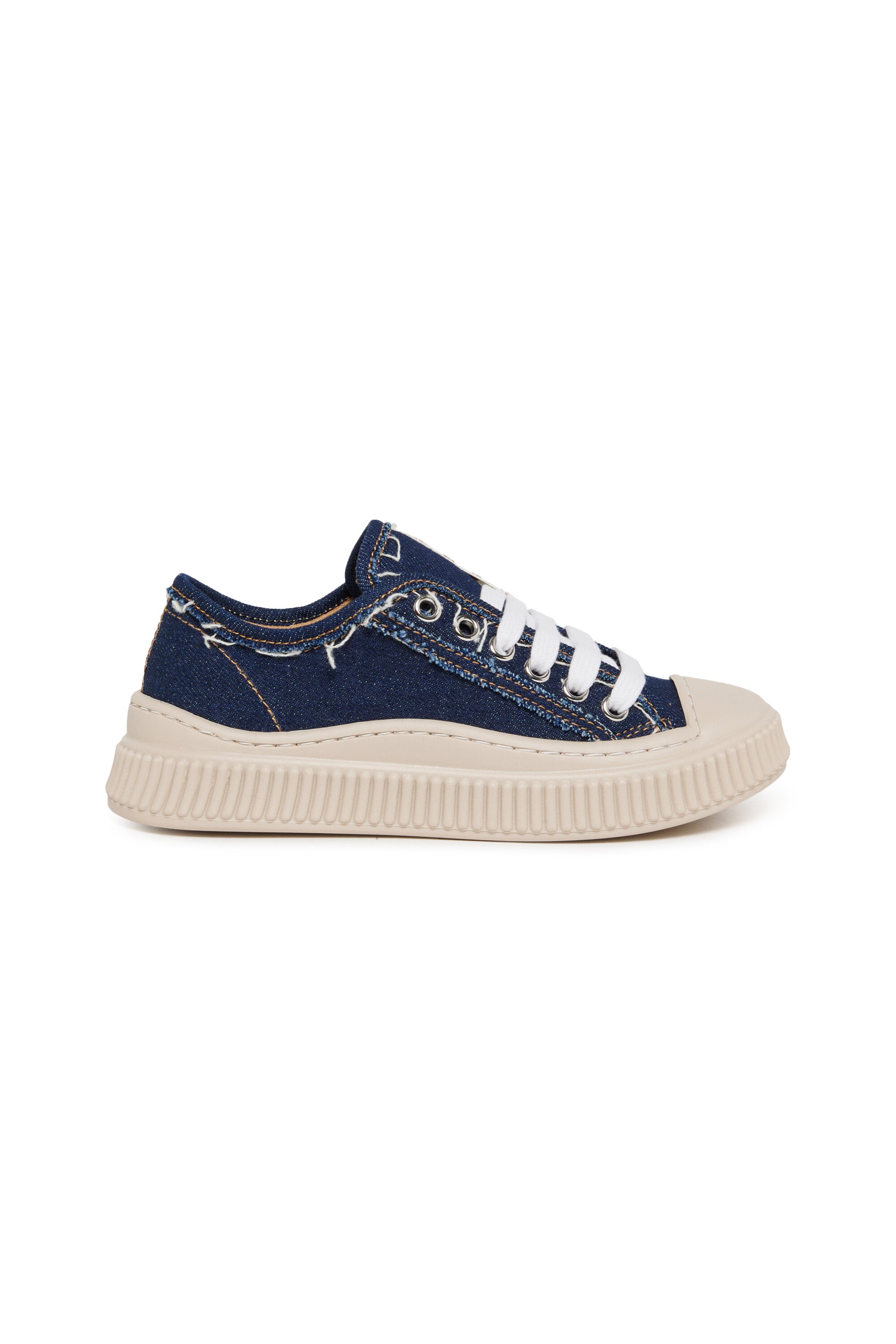 Zapatillas bajas Pablo en denim con parche