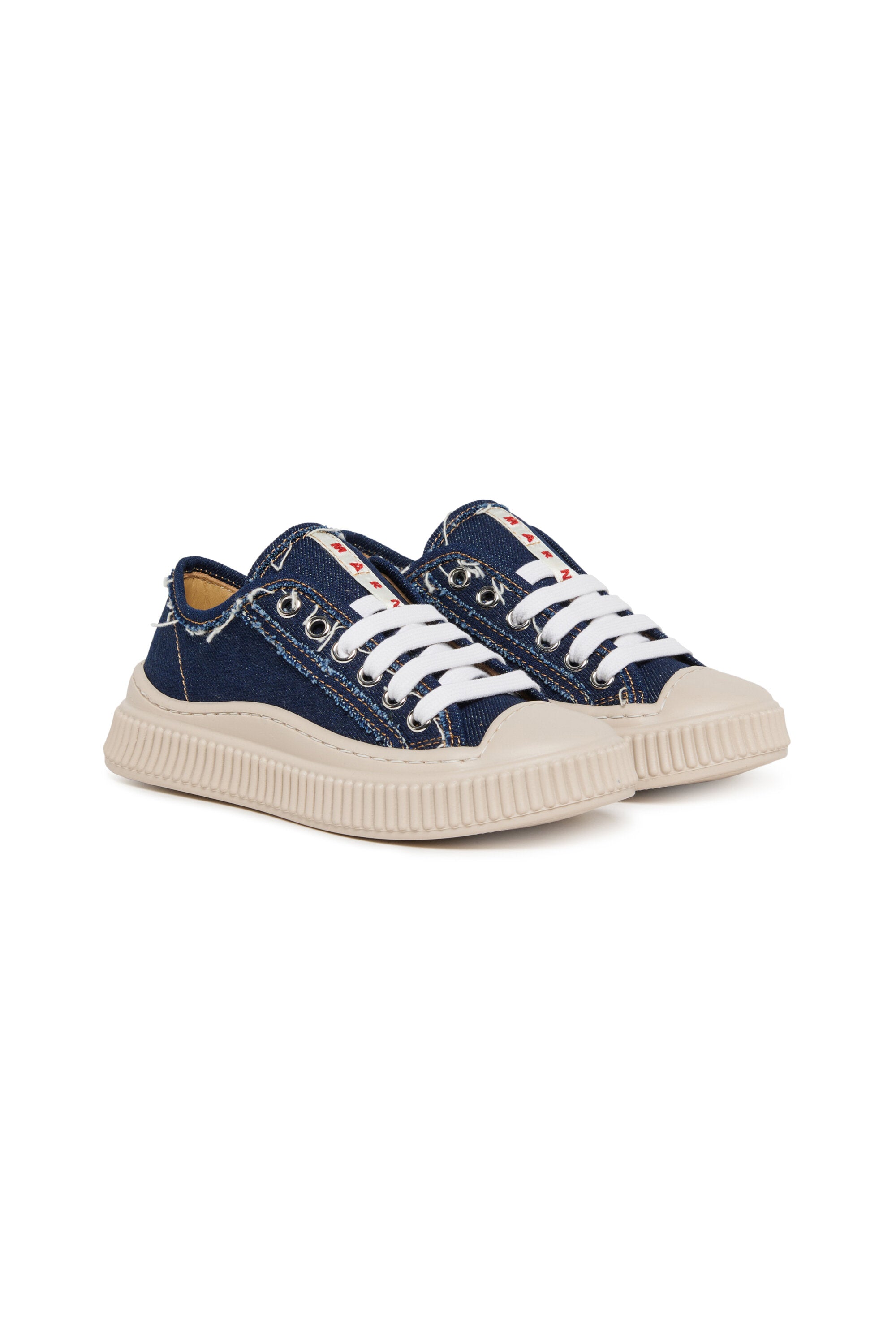 Zapatillas bajas Pablo en denim con parche