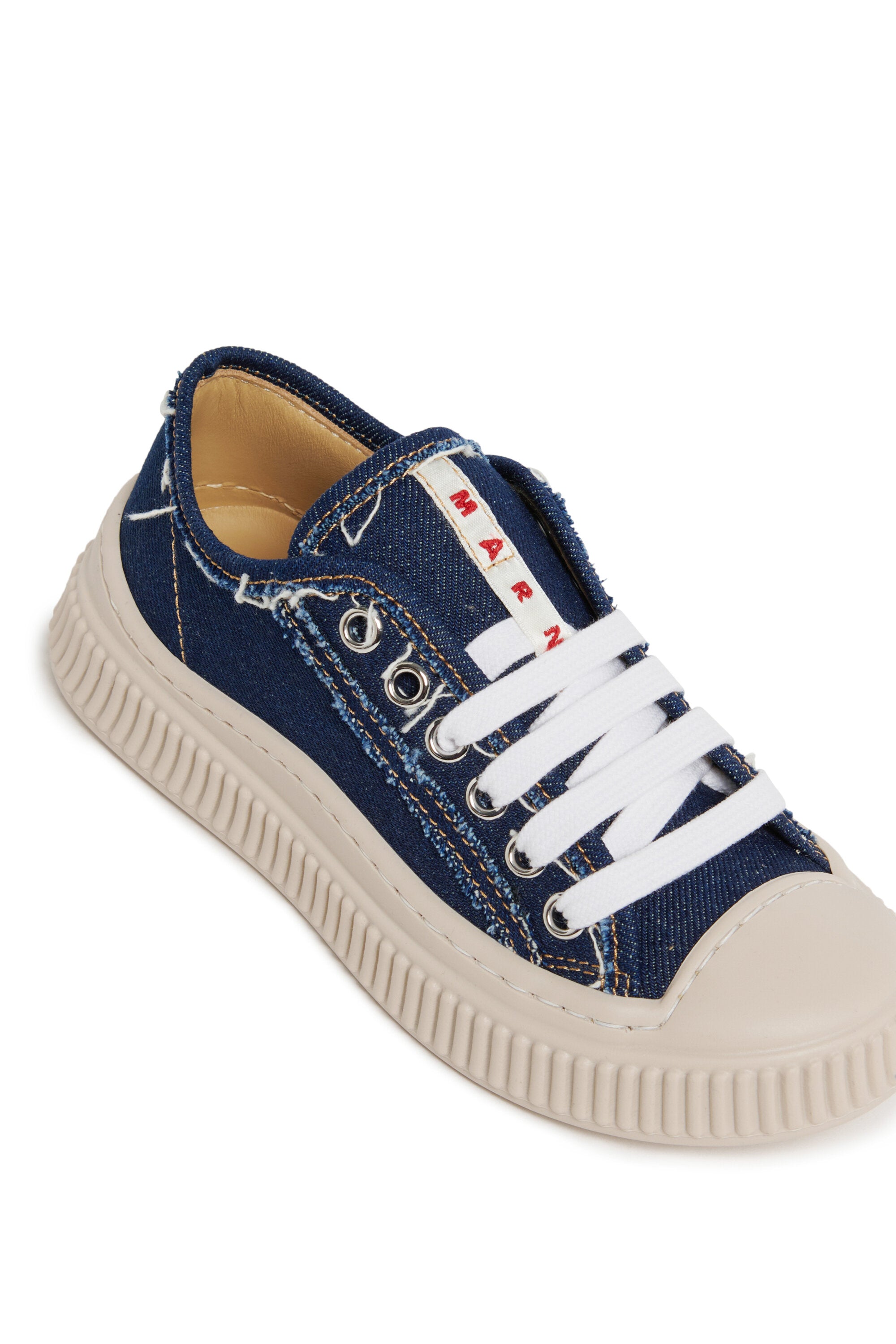 Zapatillas bajas Pablo en denim con parche