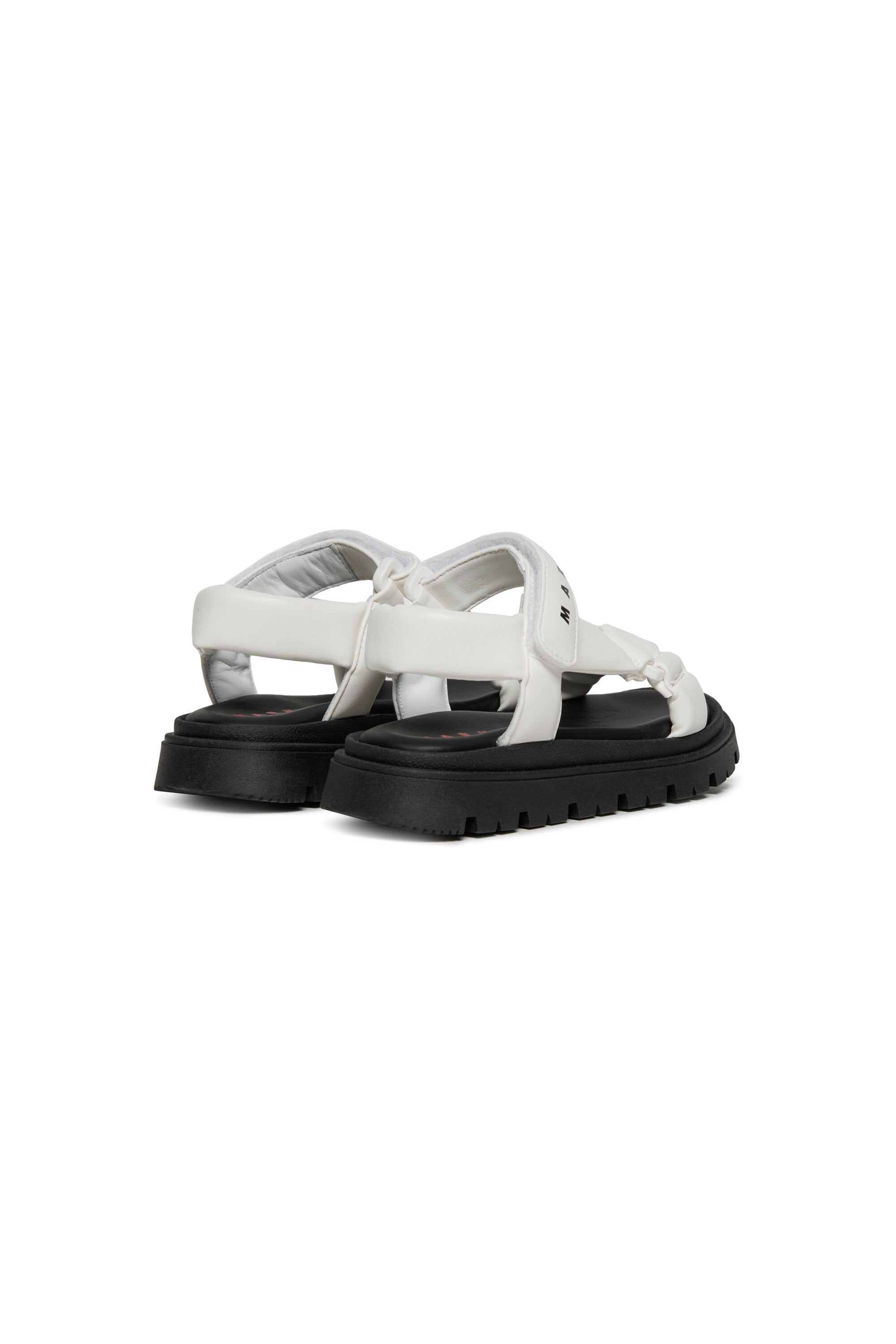 Branded platform sandals