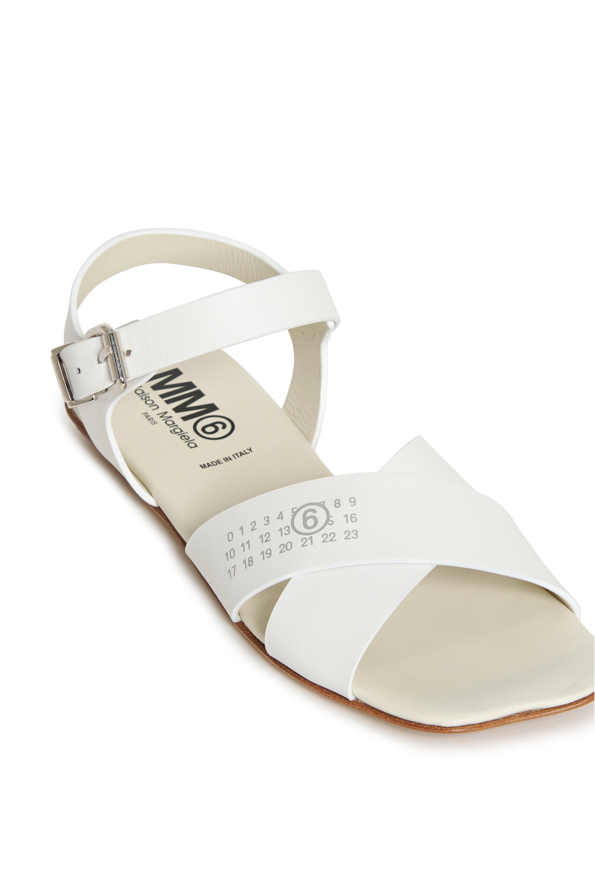 Sandalias de piel con Numeric logo