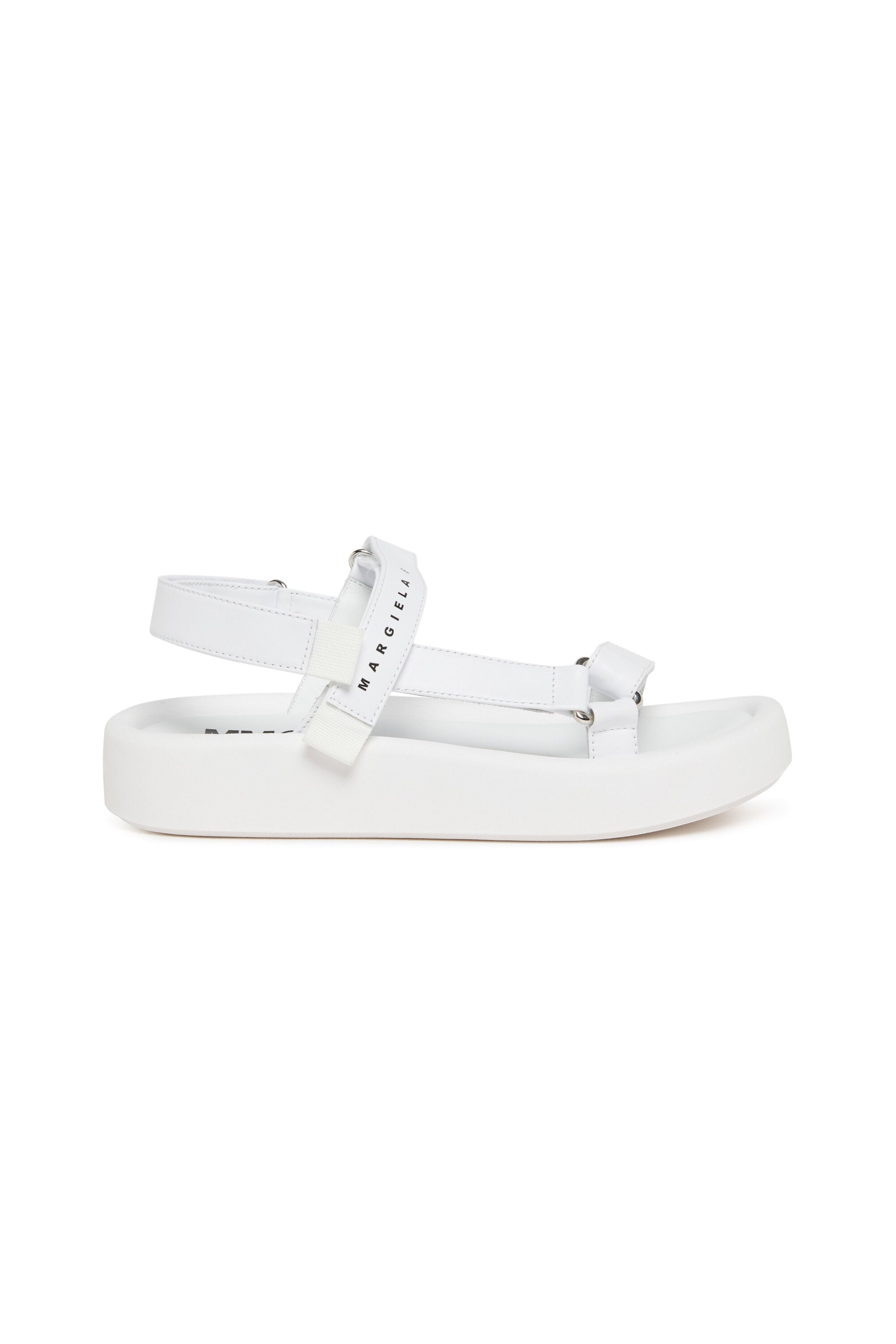 Sandalias slingback de piel