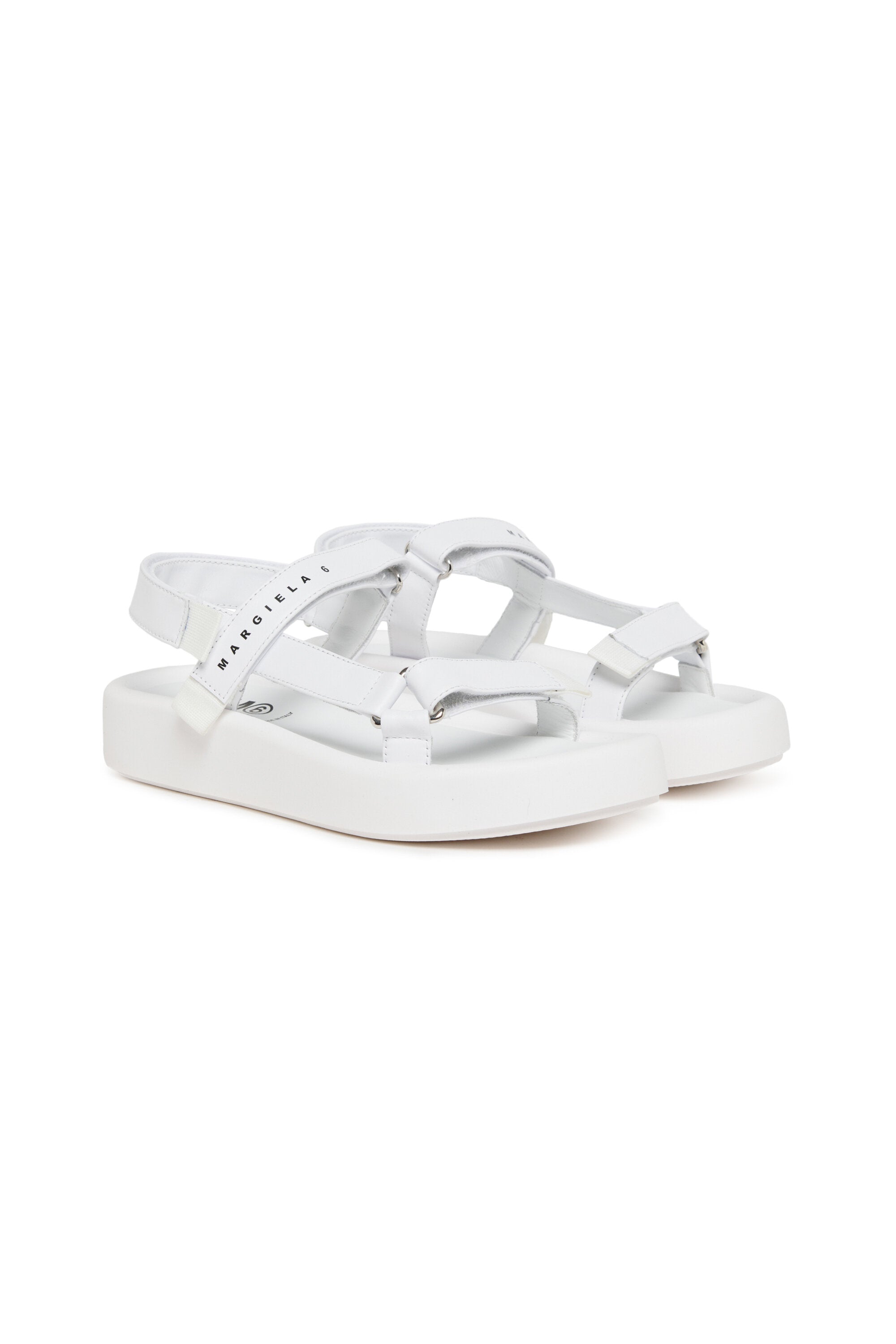 Sandalias slingback de piel