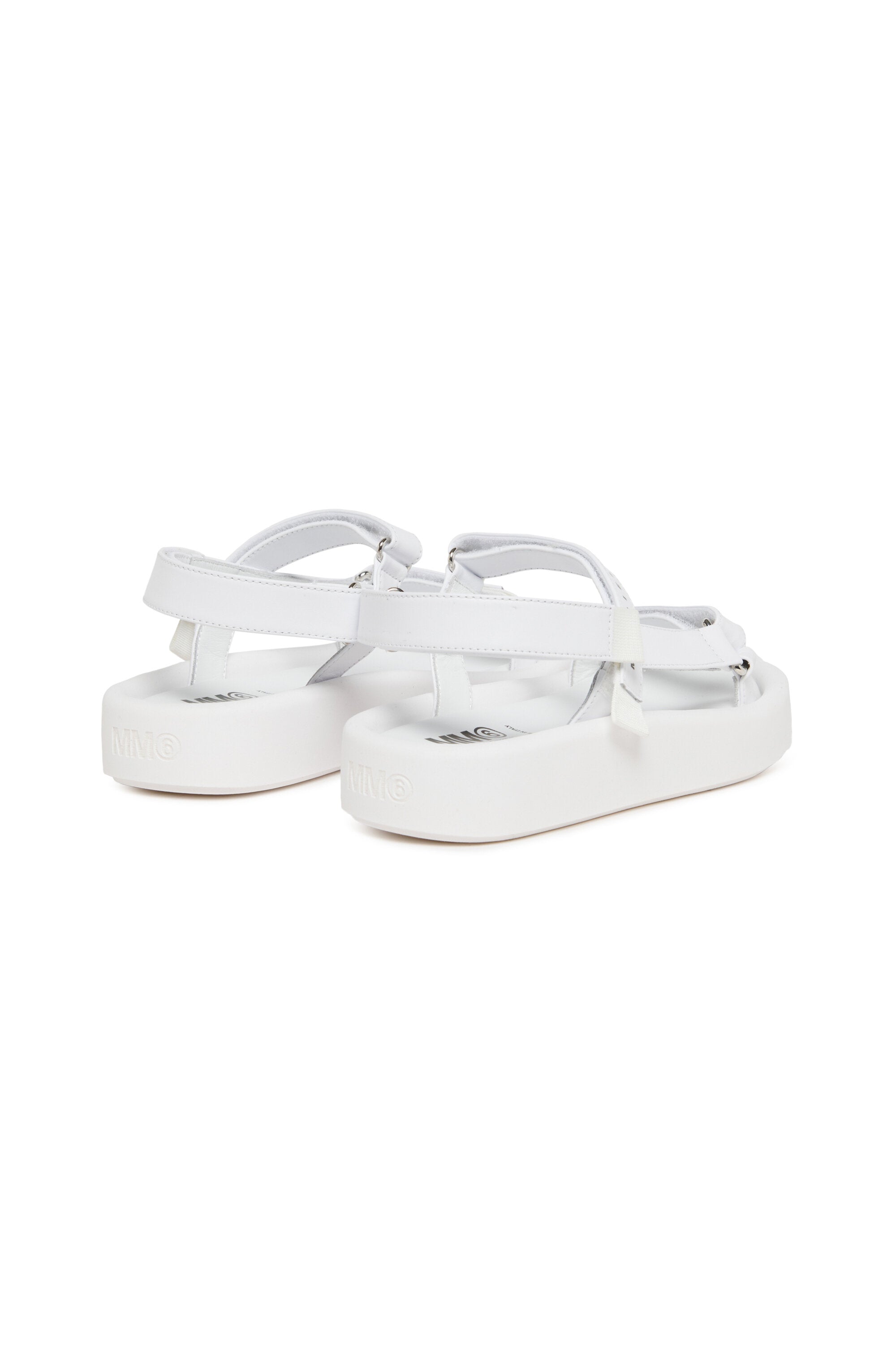Sandalias slingback de piel