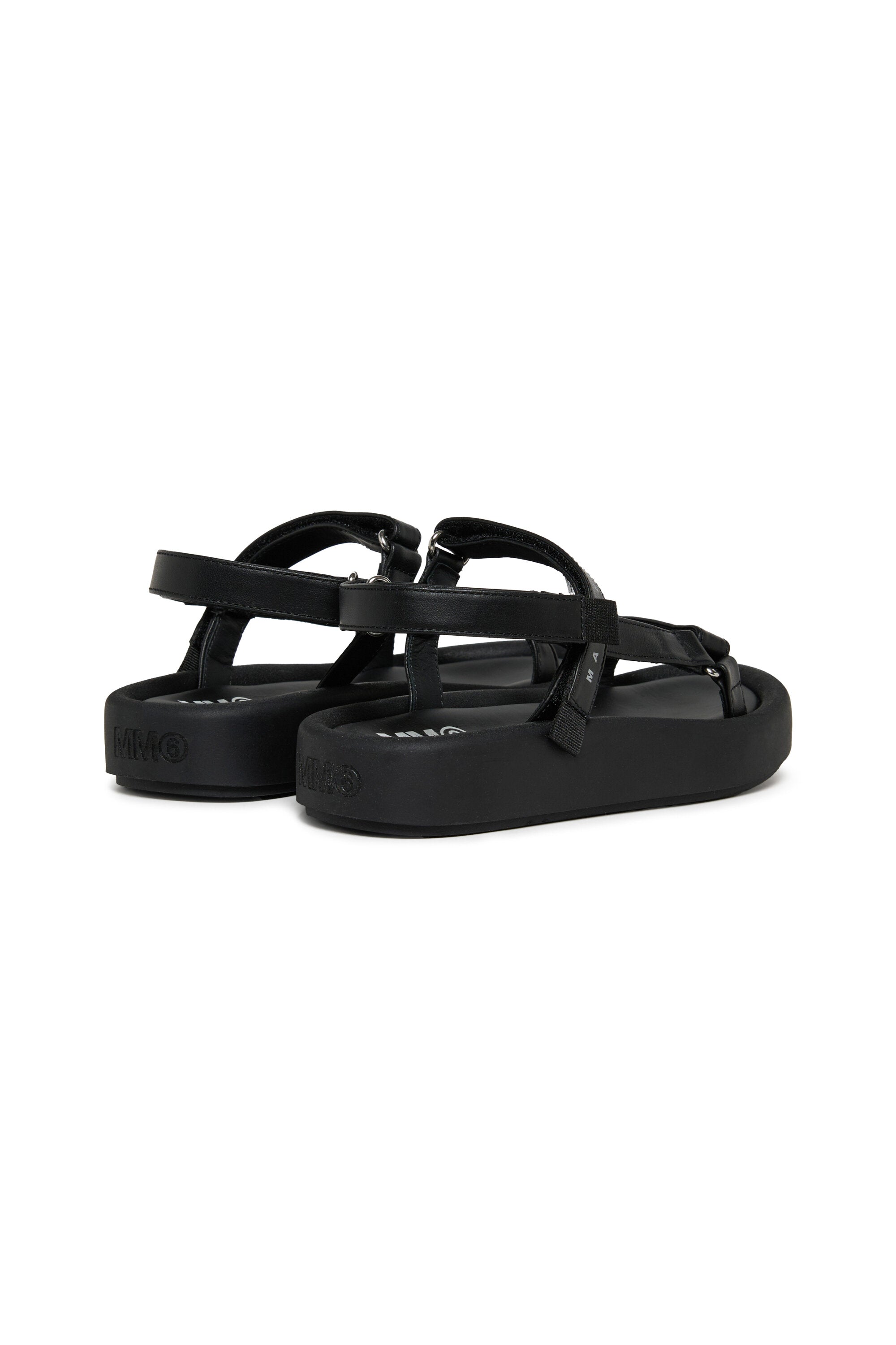Sandalias slingback de piel