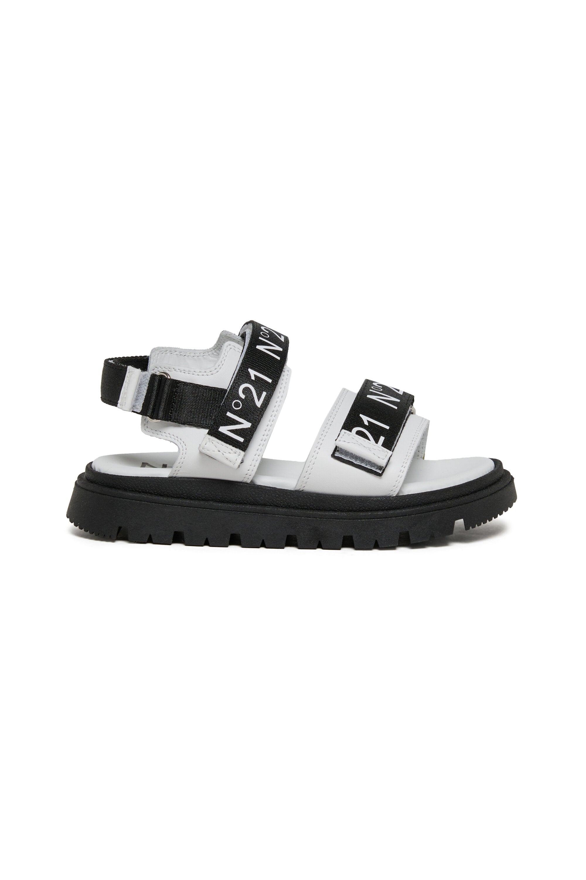 Sandalias de plataforma con correas con logotipo