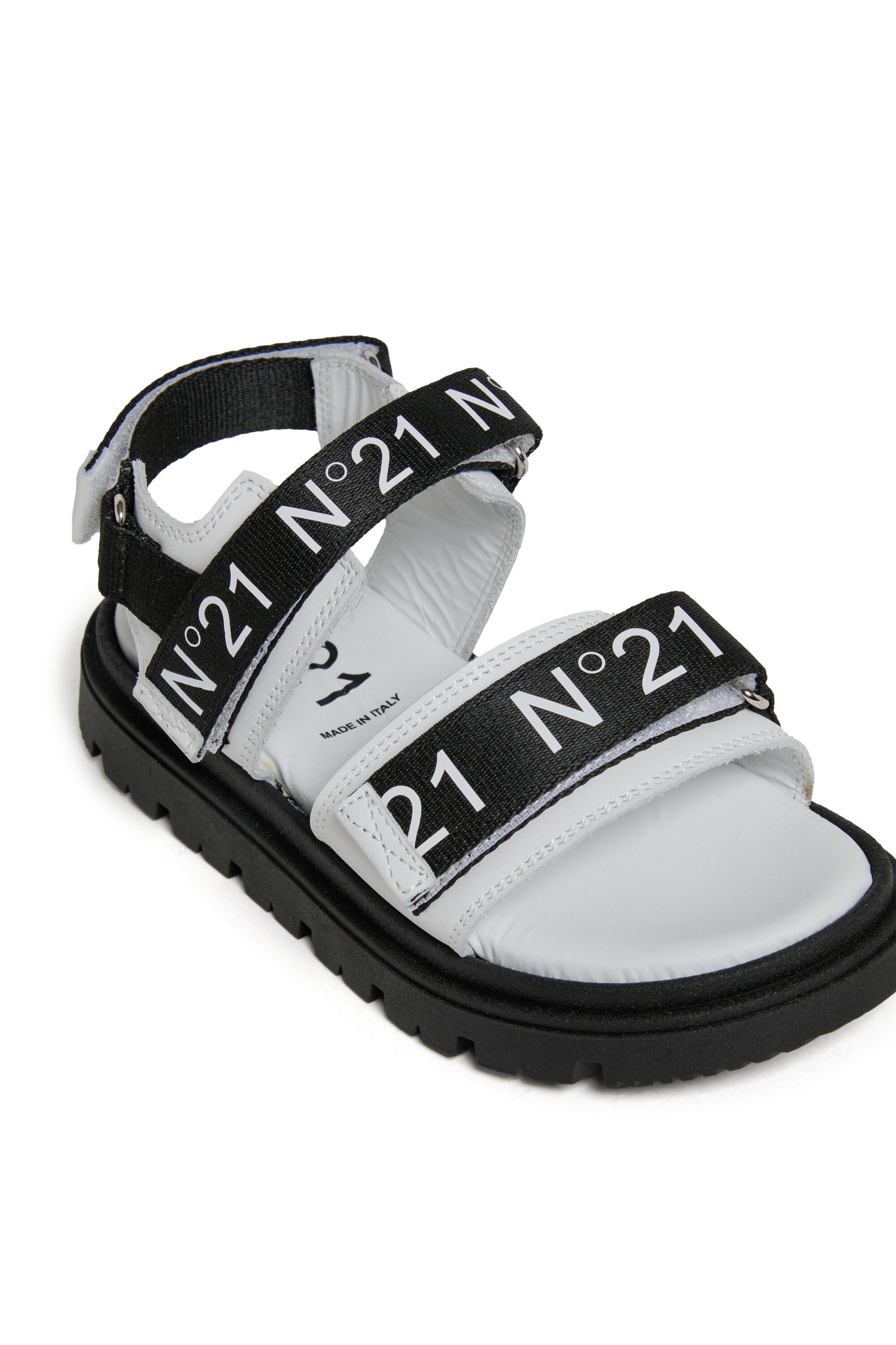 Sandalias de plataforma con correas con logotipo