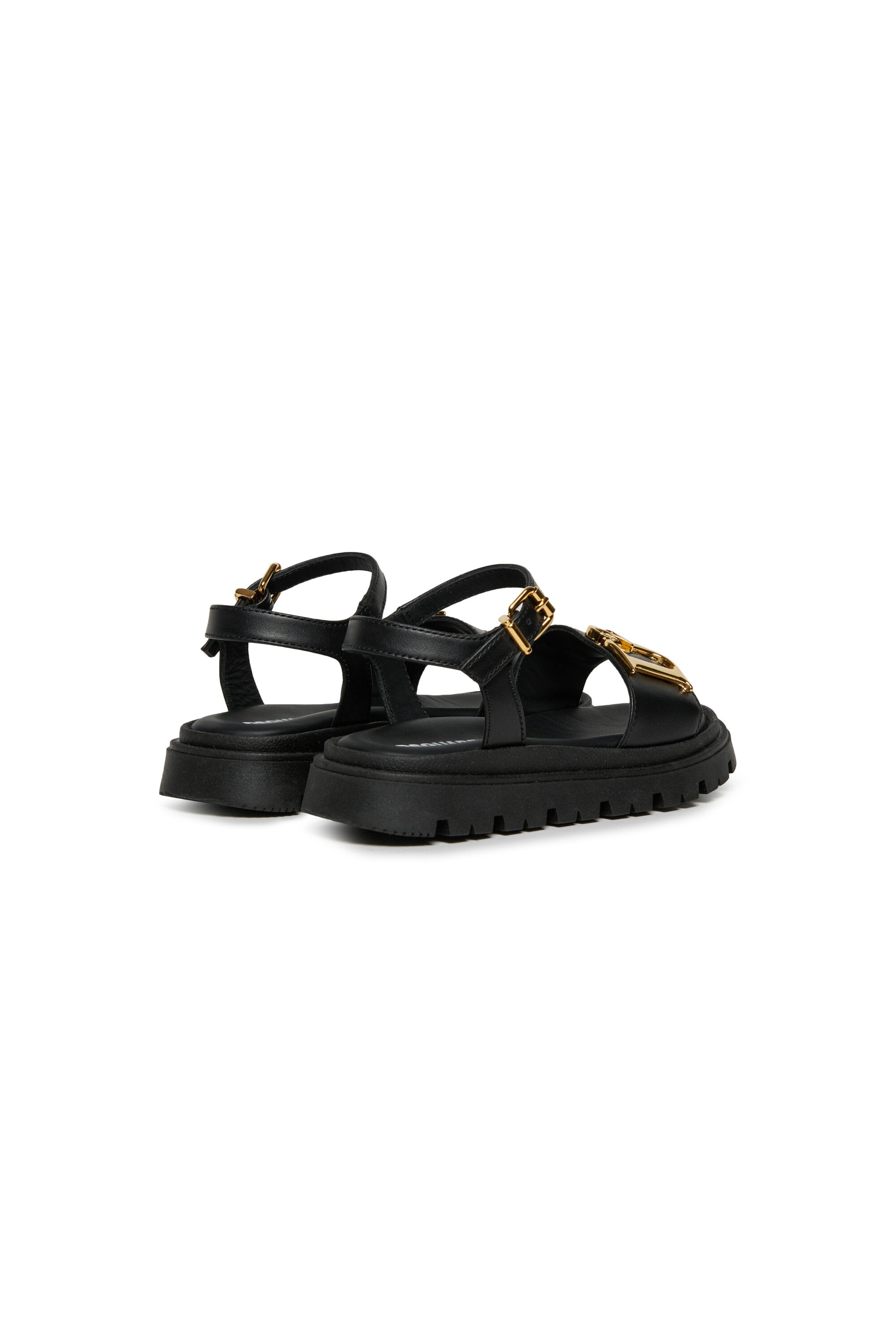 D2 Statement leather platform sandals
