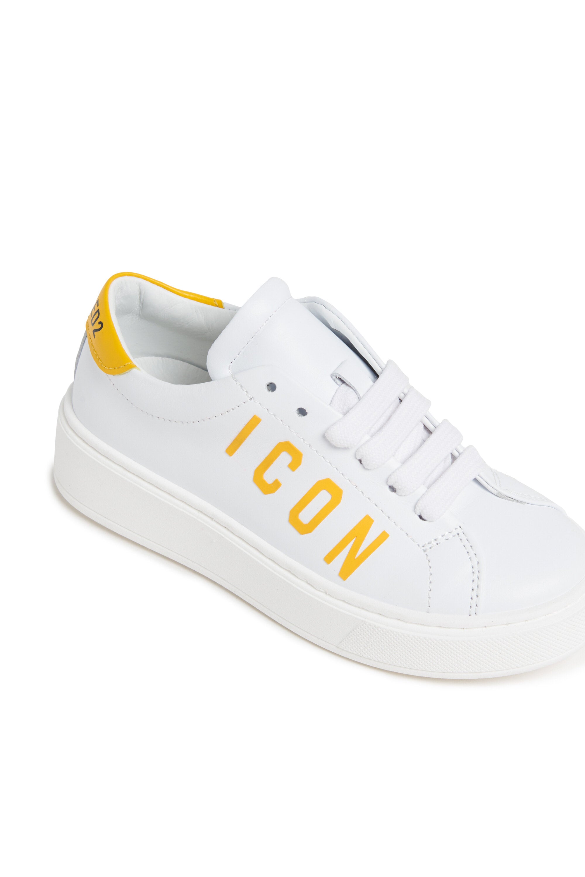 Zapatillas bajas de piel con logotipo ICON