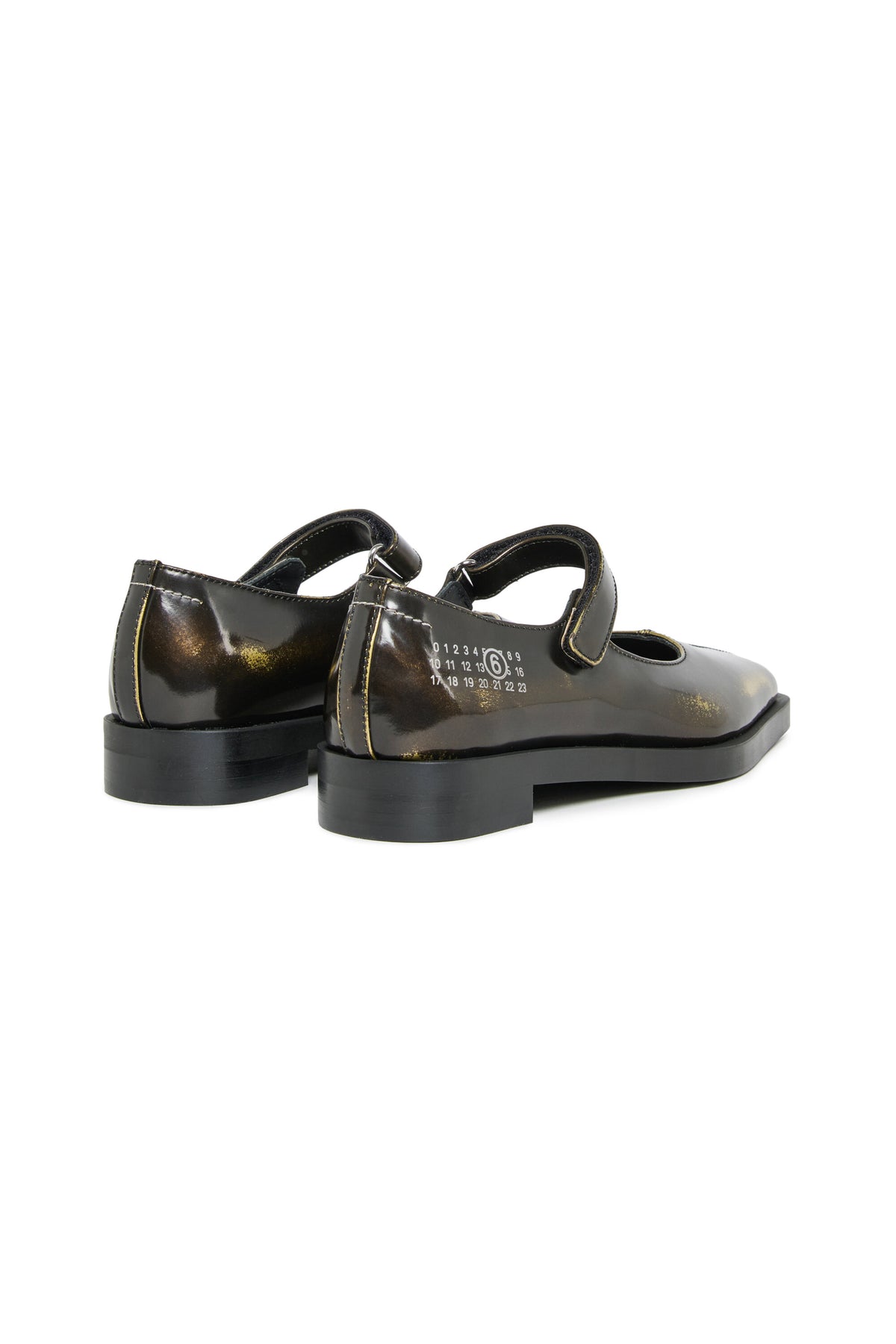 Zapatos Mary Jane de piel bicolor