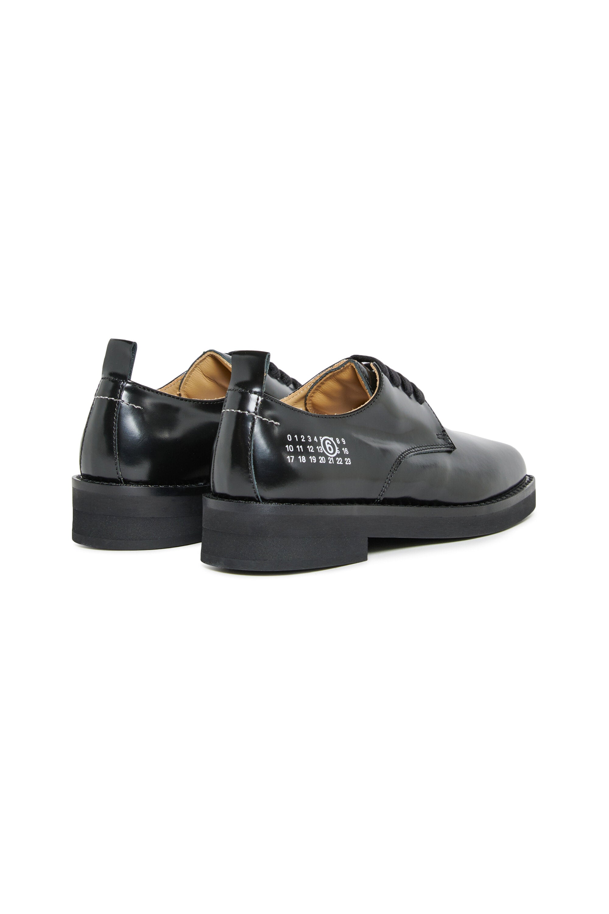 Zapatos Derby de piel con logotipo