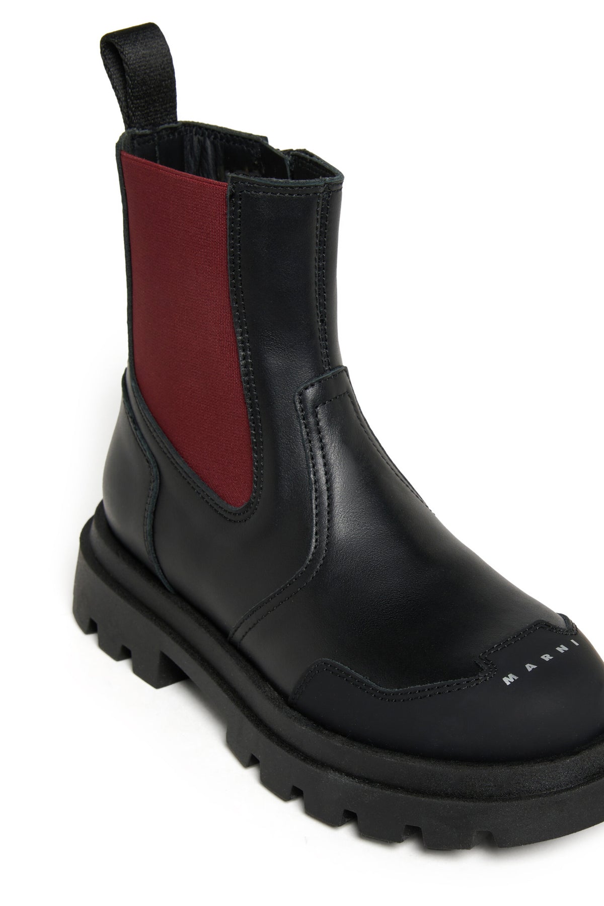 Botas Chelsea con logotipo en la puntera