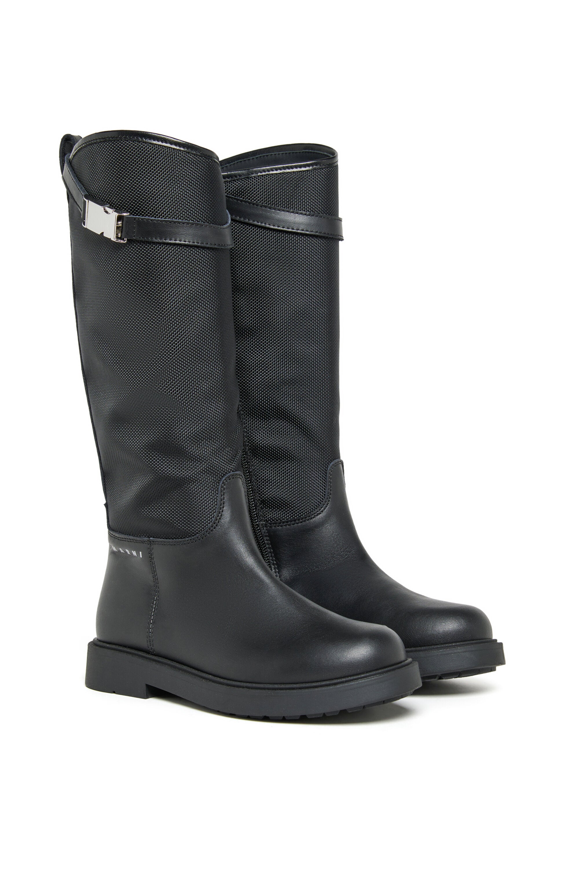Strap-on ankle boots