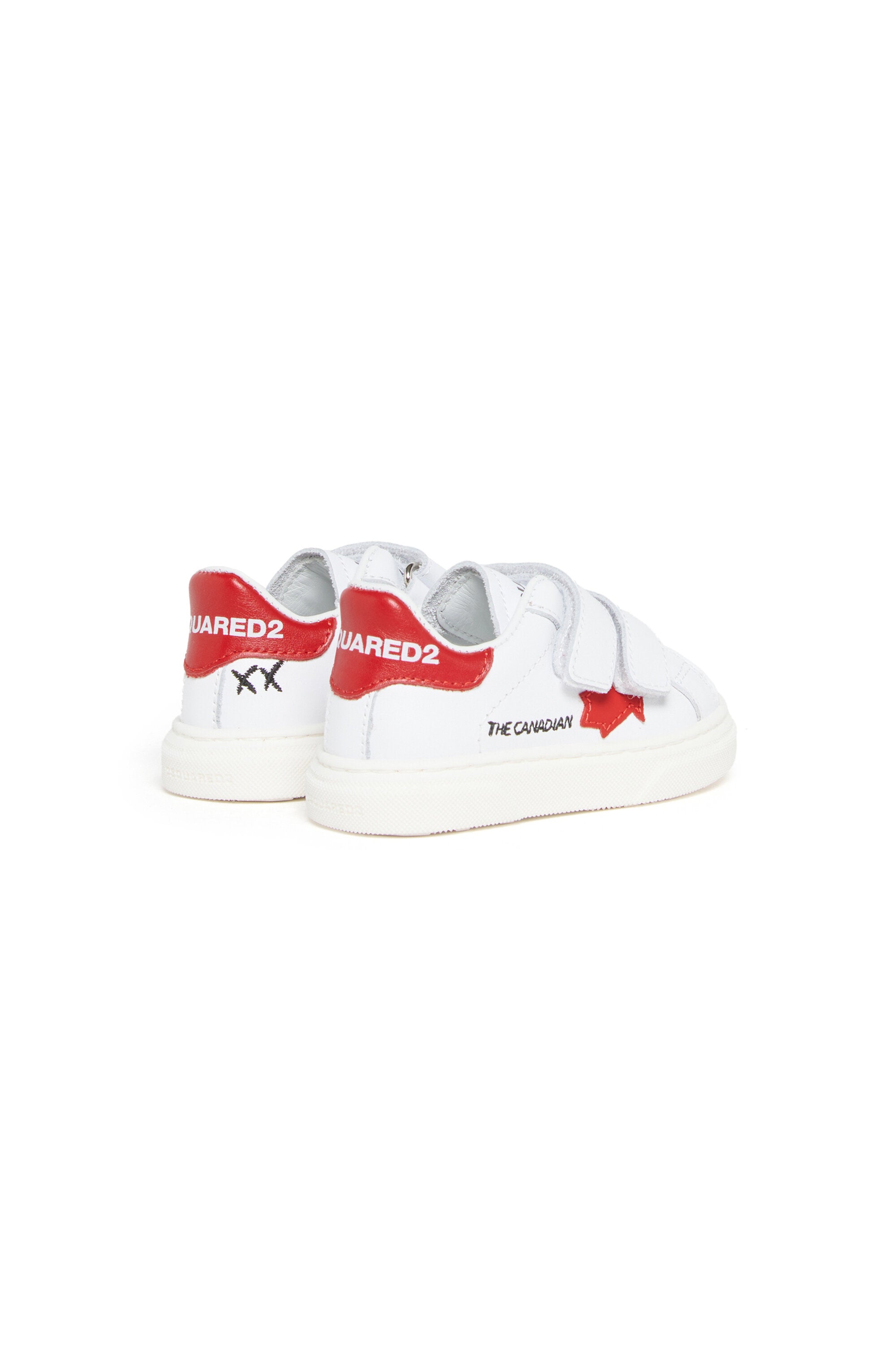 Zapatillas bajas de cuero con Maple Leaf