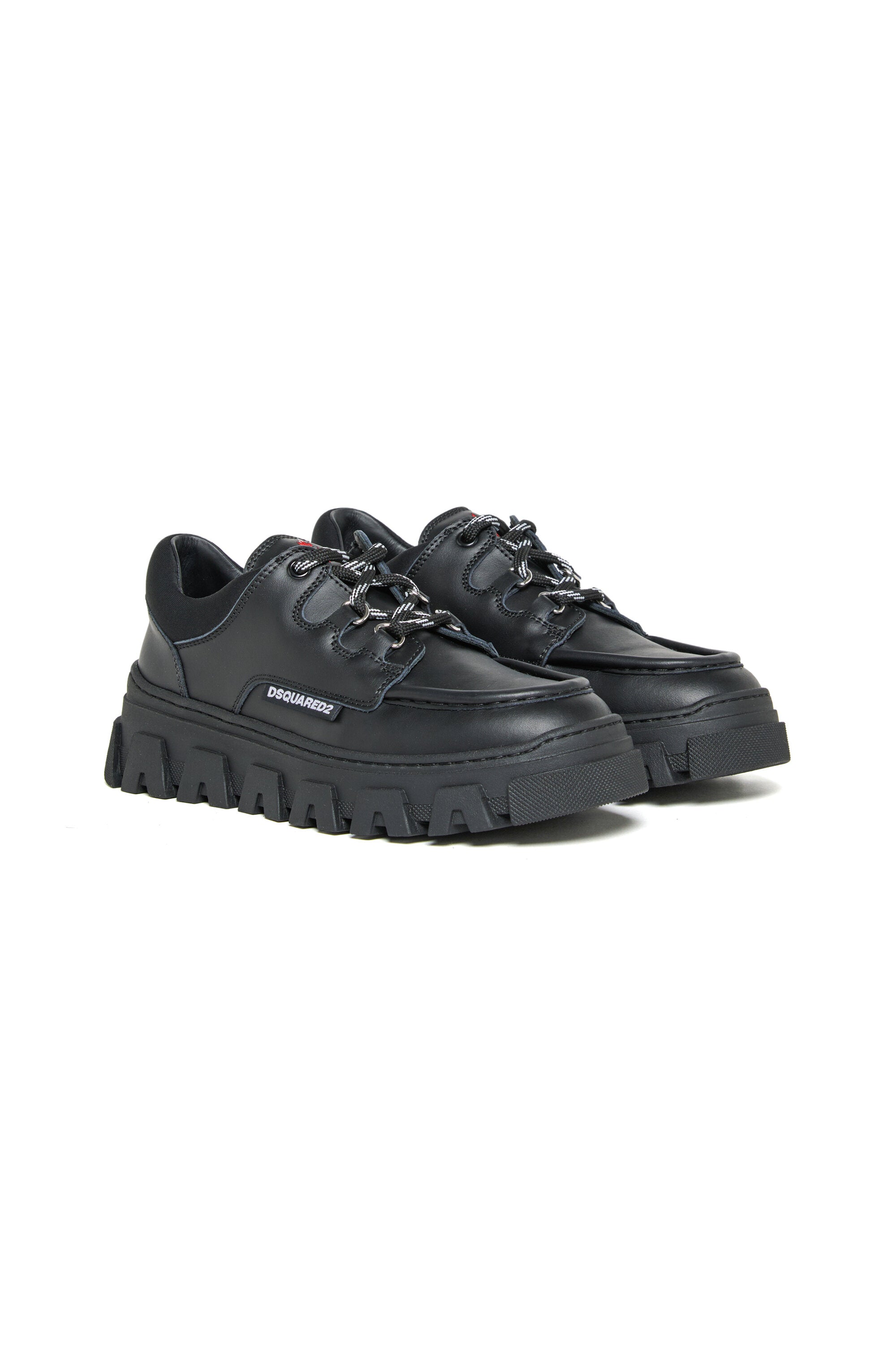 Zapatos de cordones con suela gruesa