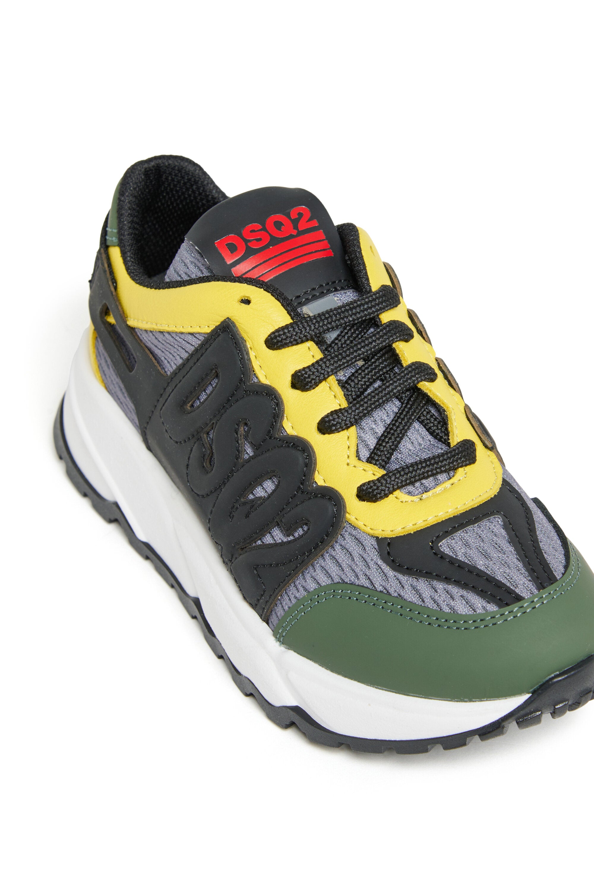 Zapatillas Dash de piel y malla