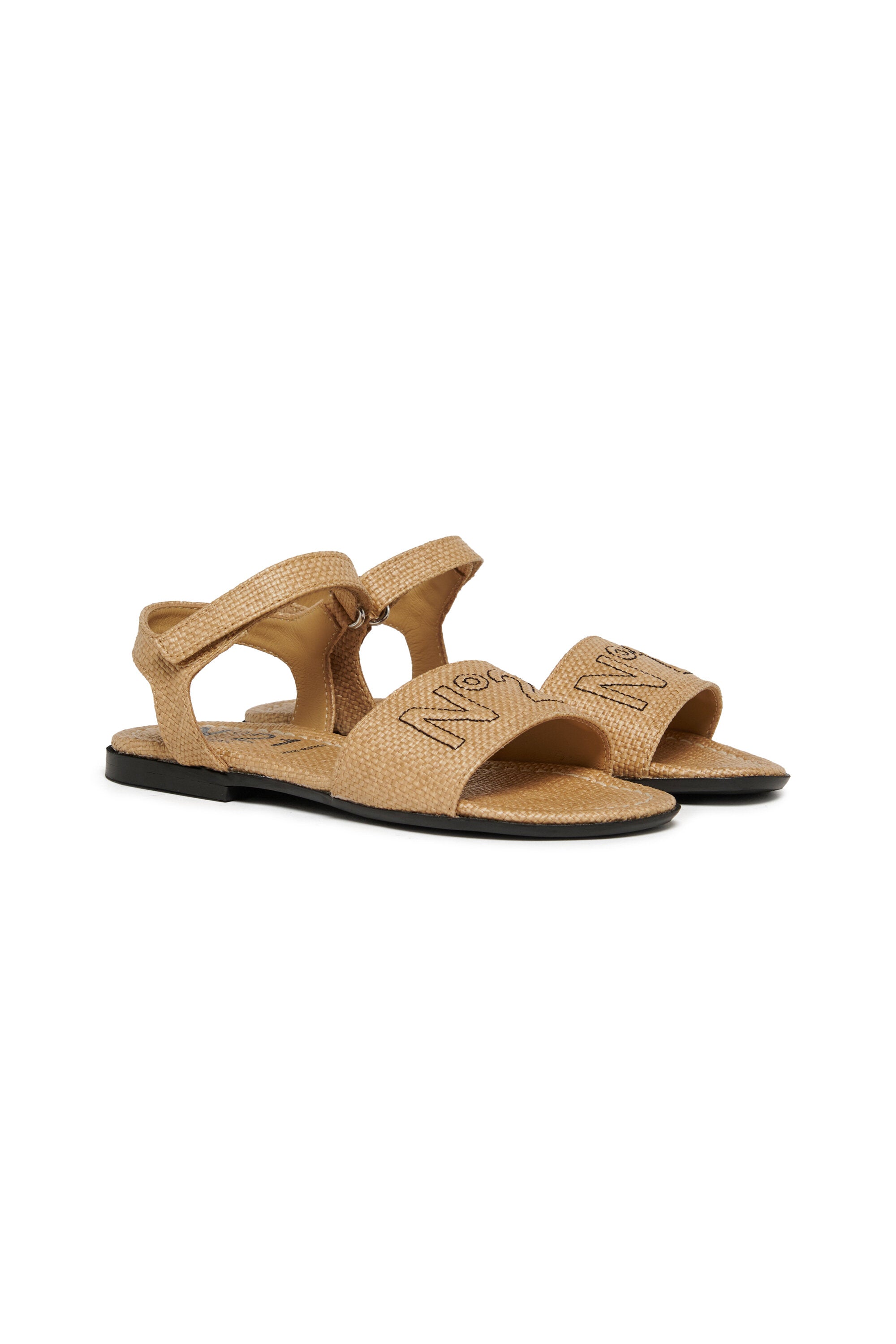 Sandalias con logo