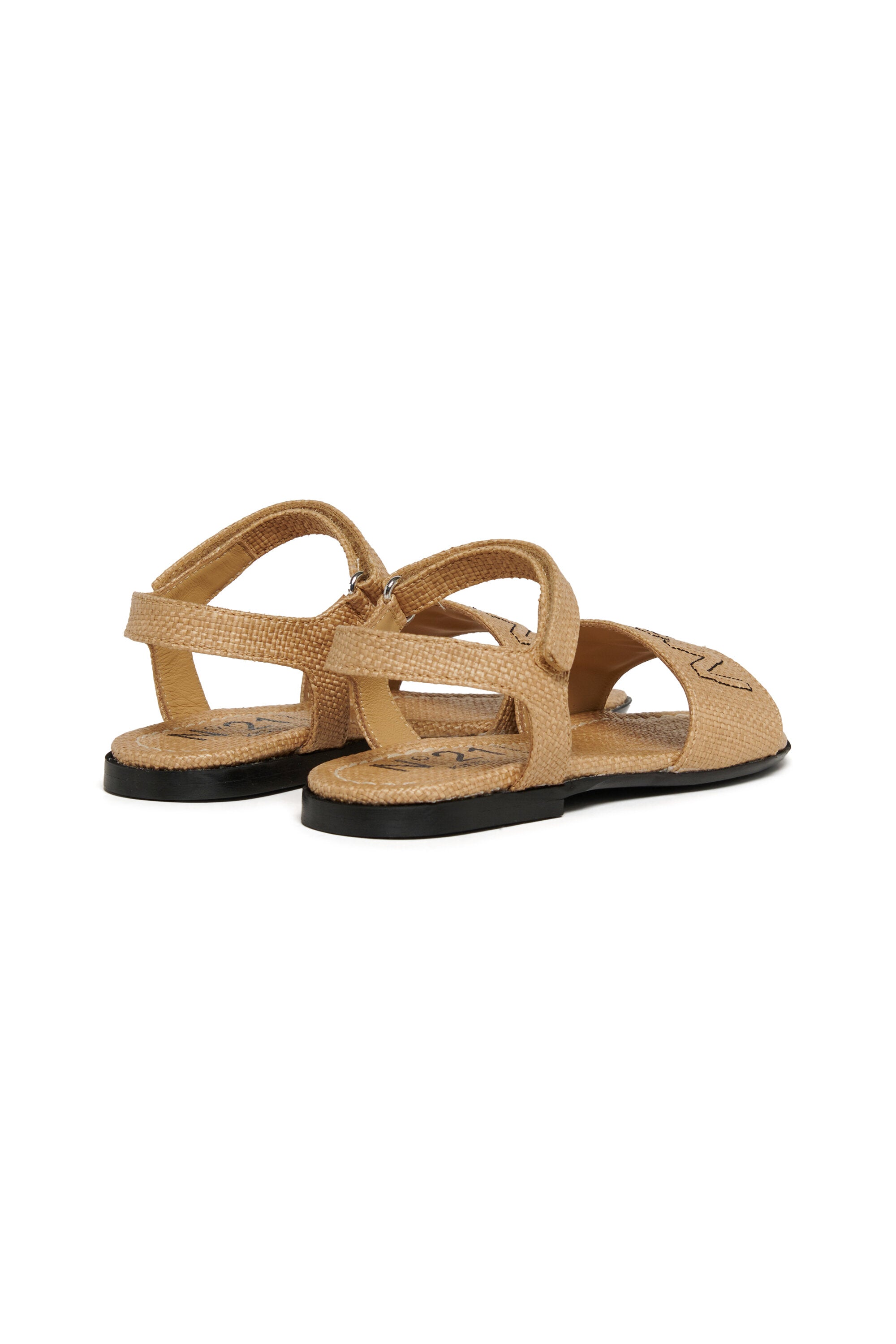 Sandals with logo