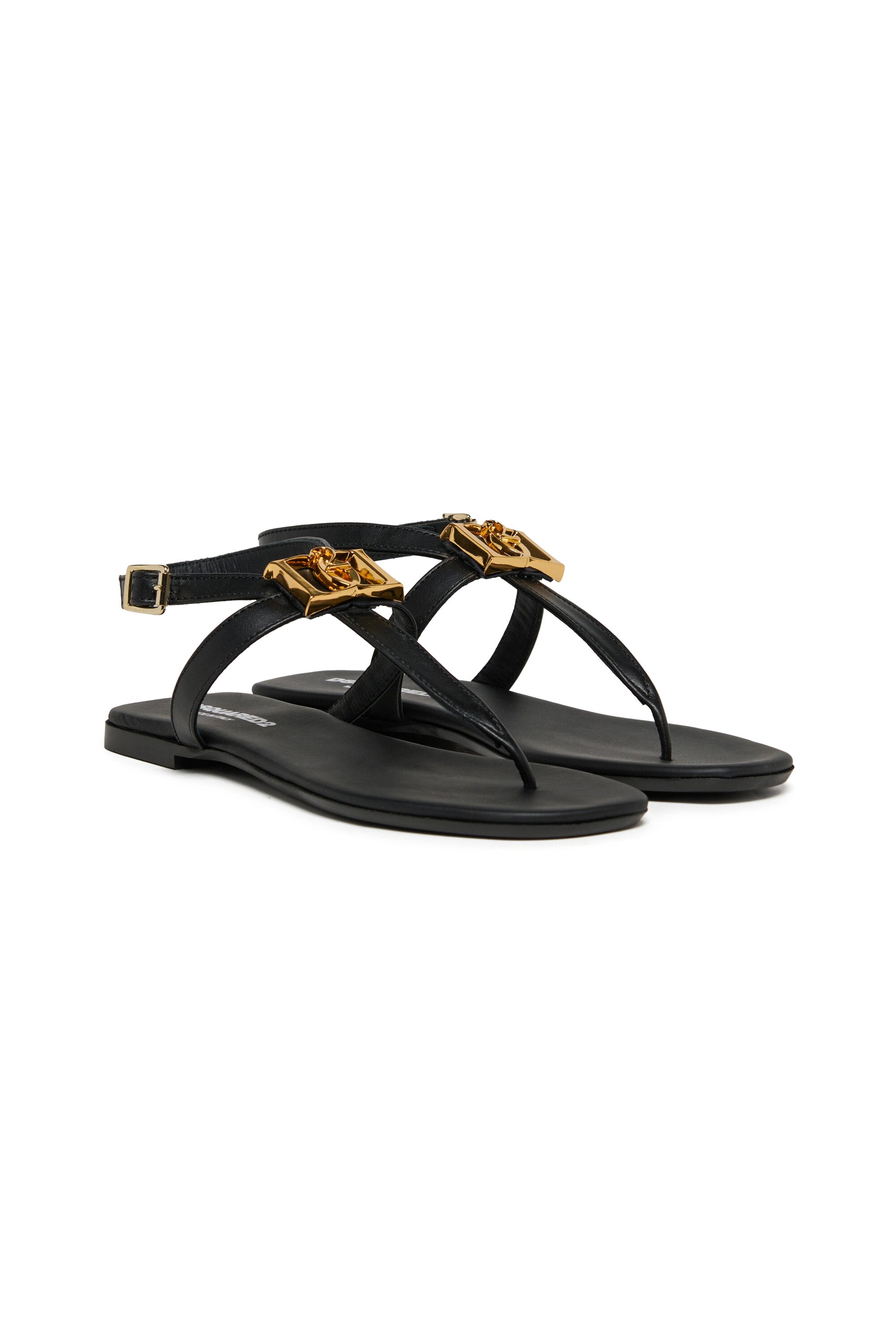 Sandals with logo