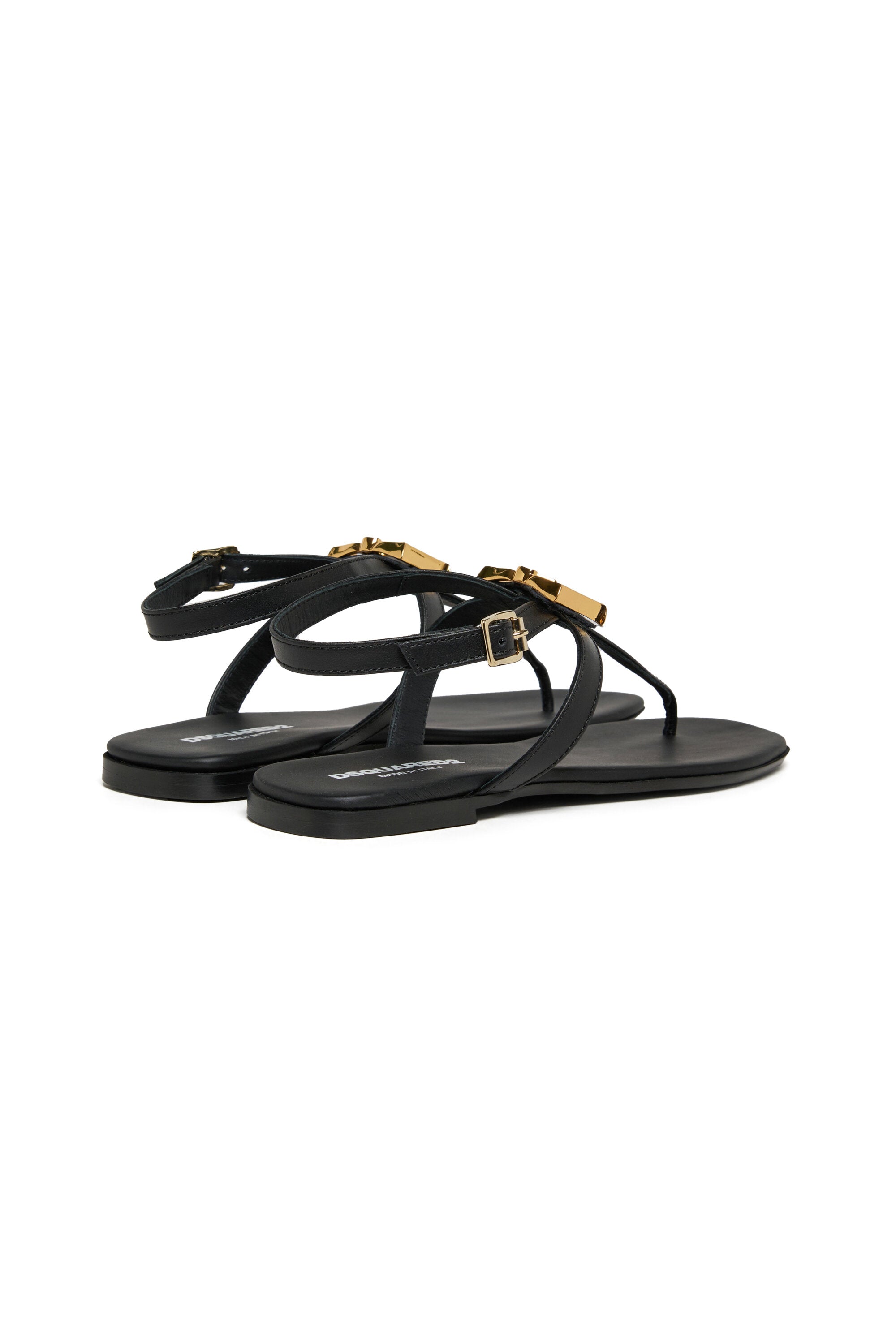 Sandalias con logo