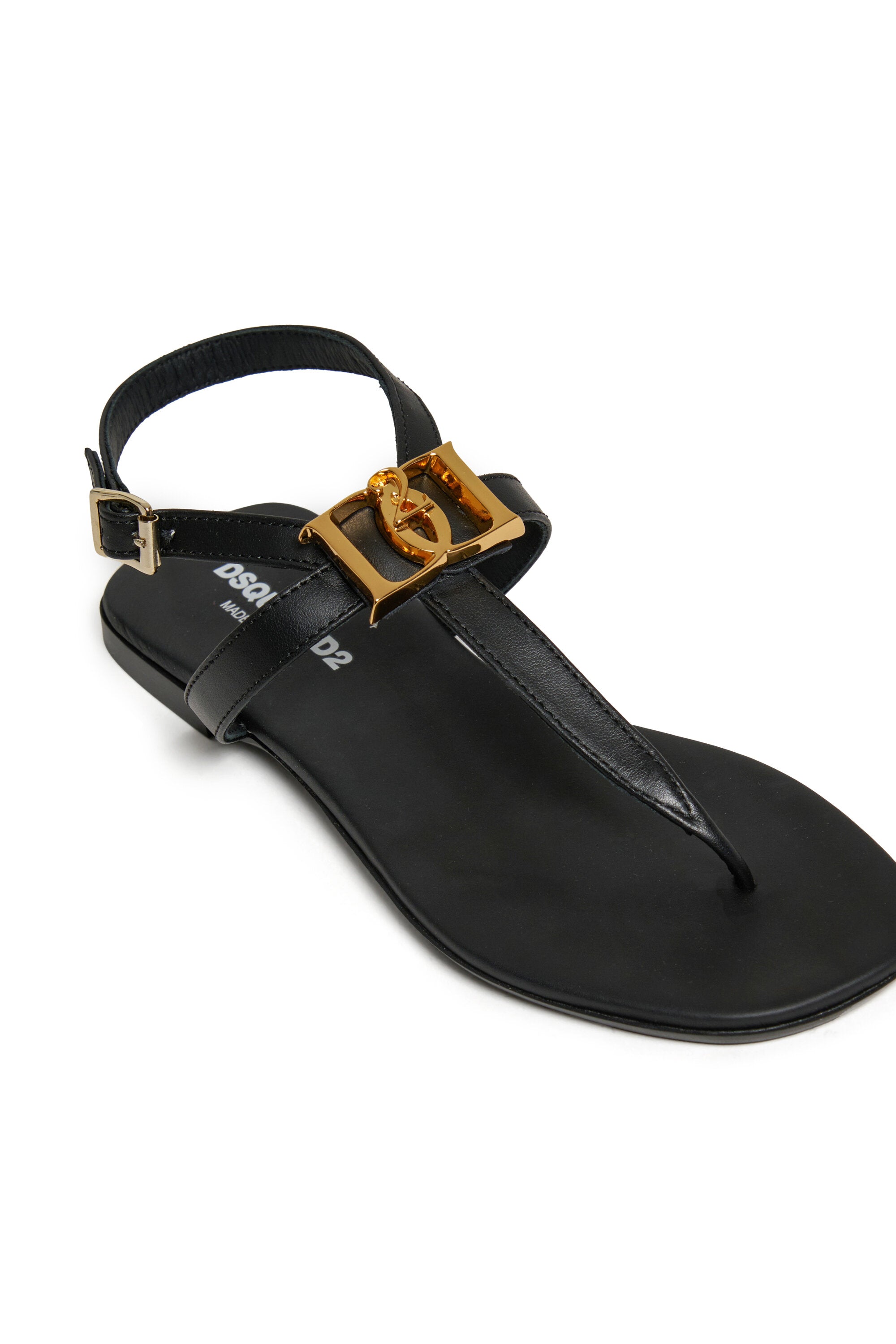 Sandals with logo