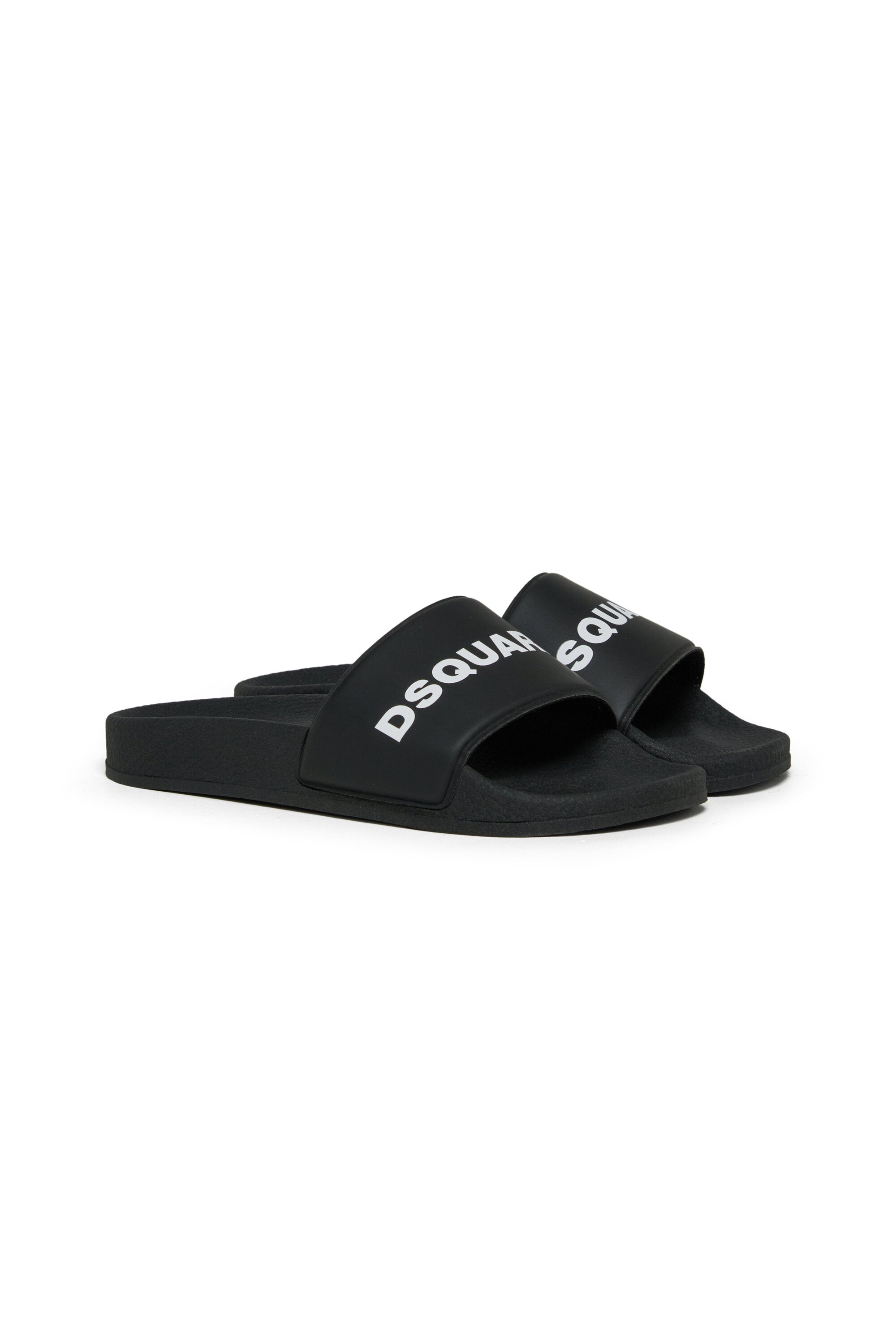 Chanclas tipo slide con logo