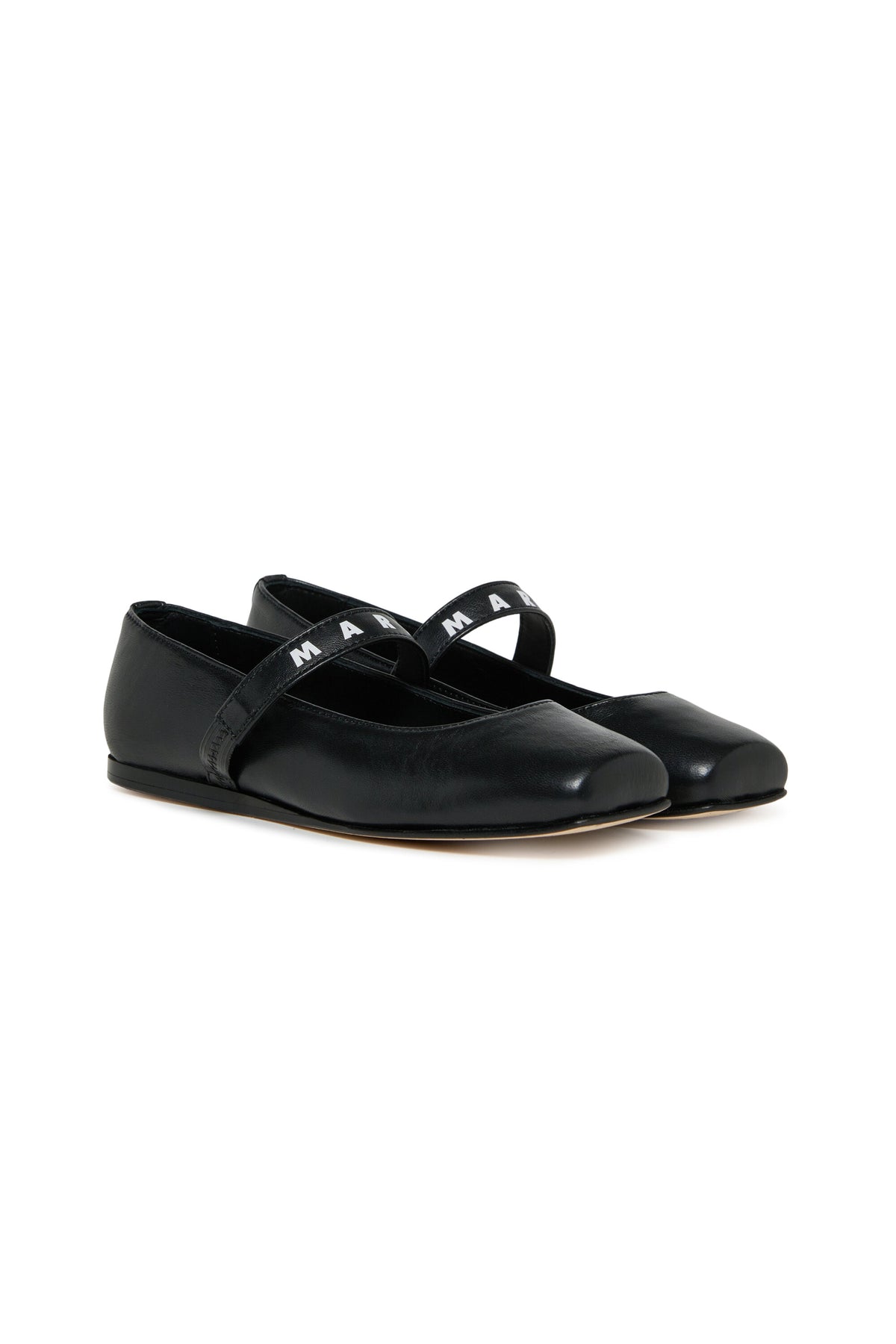 Ballerina with strap and logo