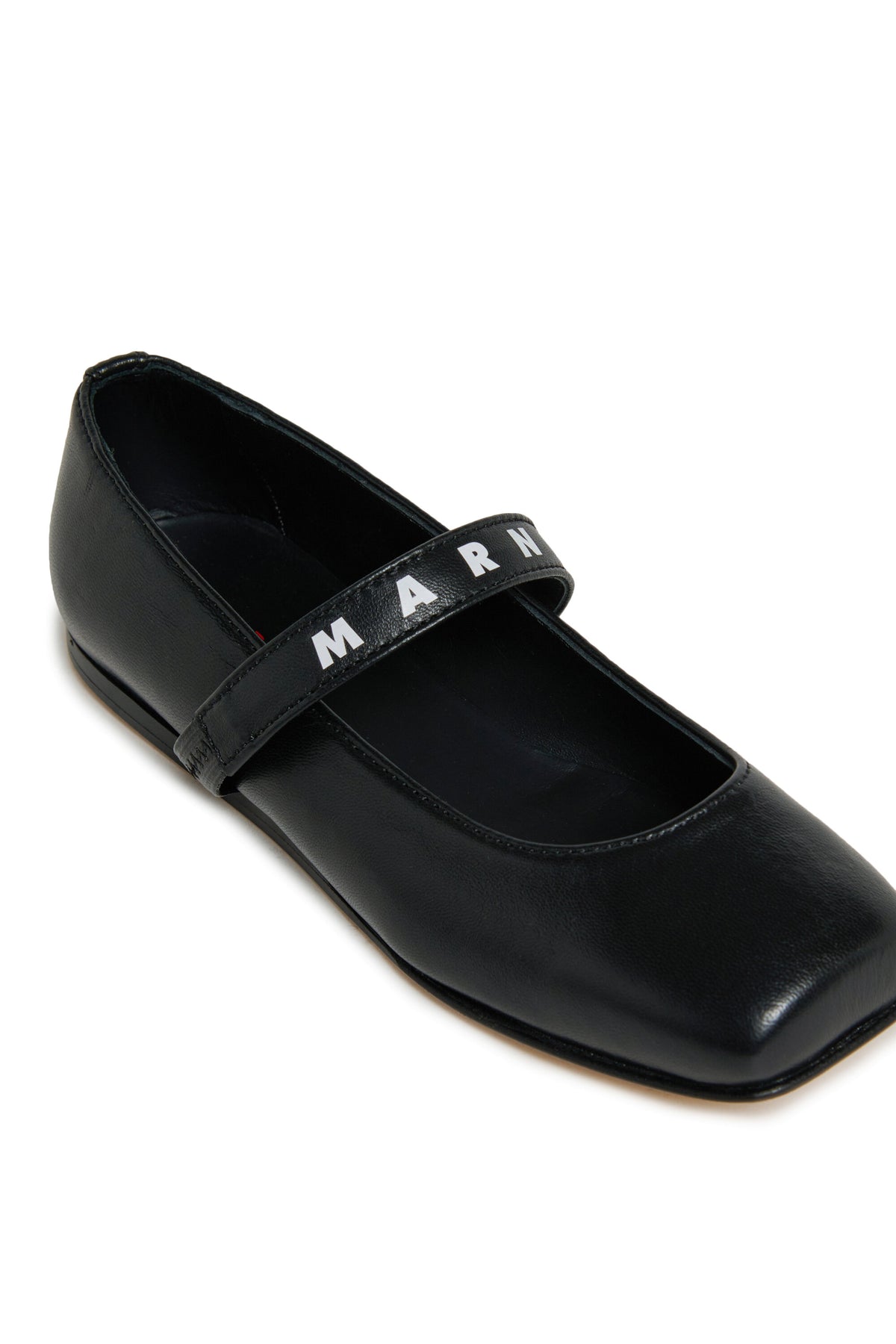 Ballerina with strap and logo