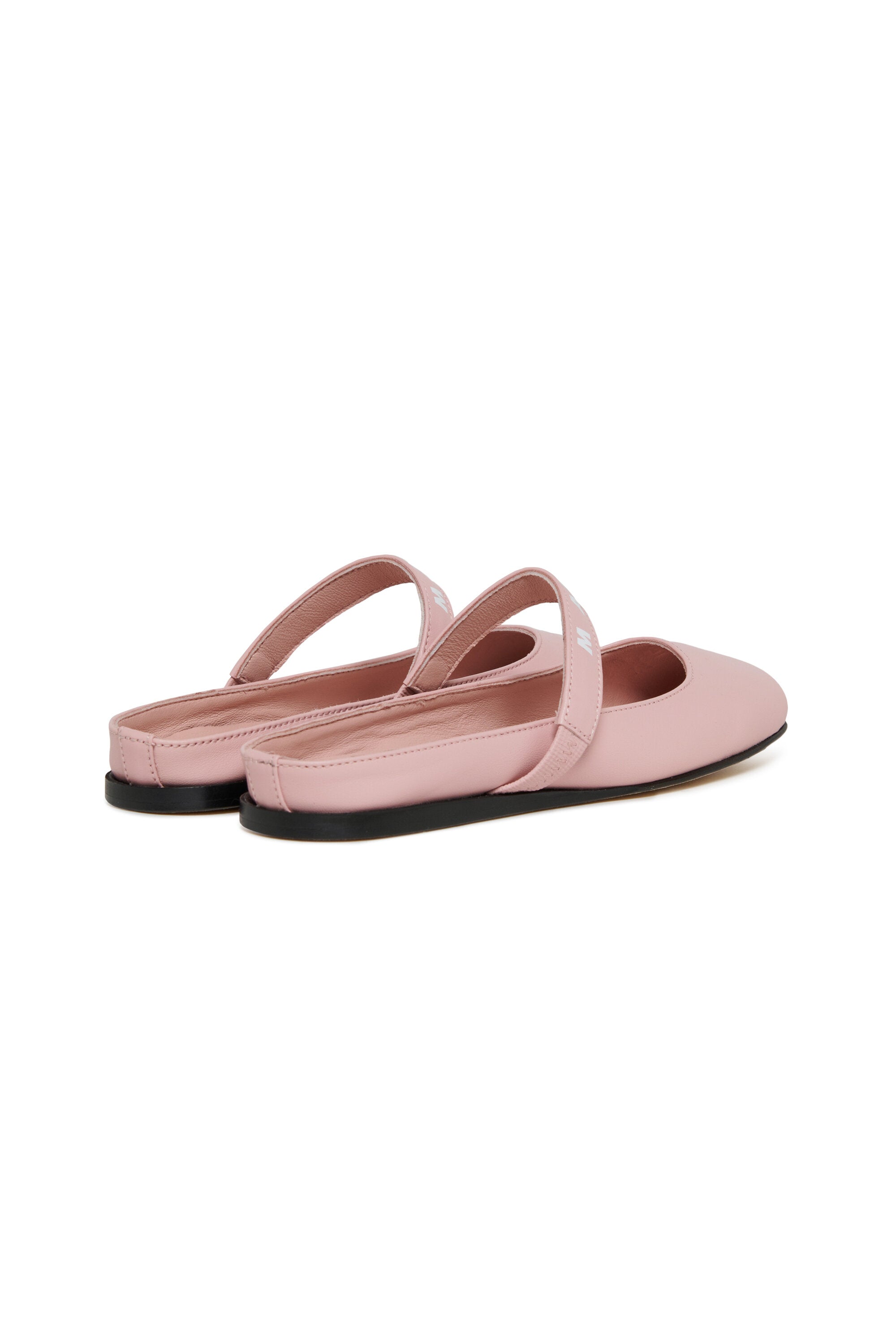Ballet flat with logo