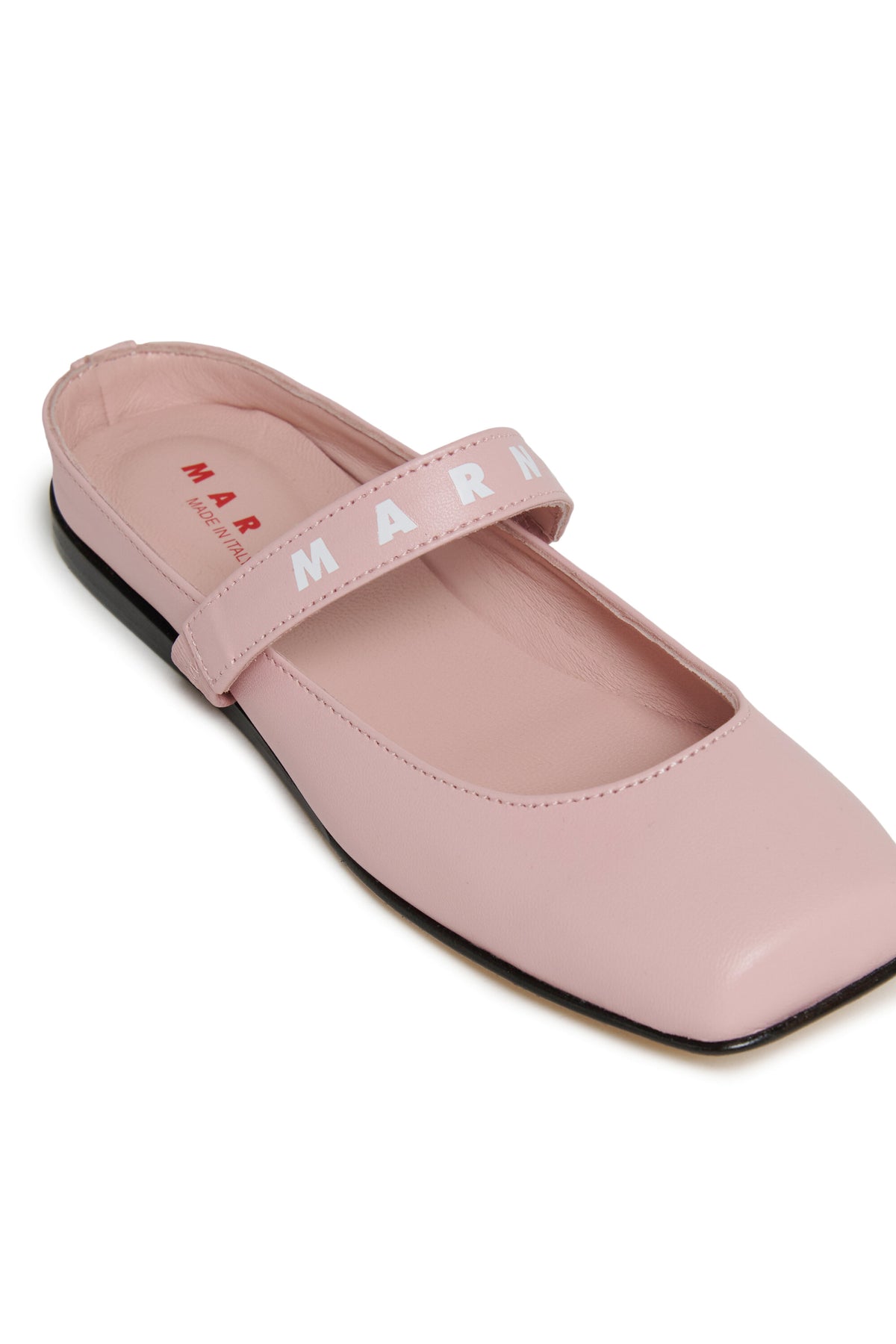 Ballet flat with logo