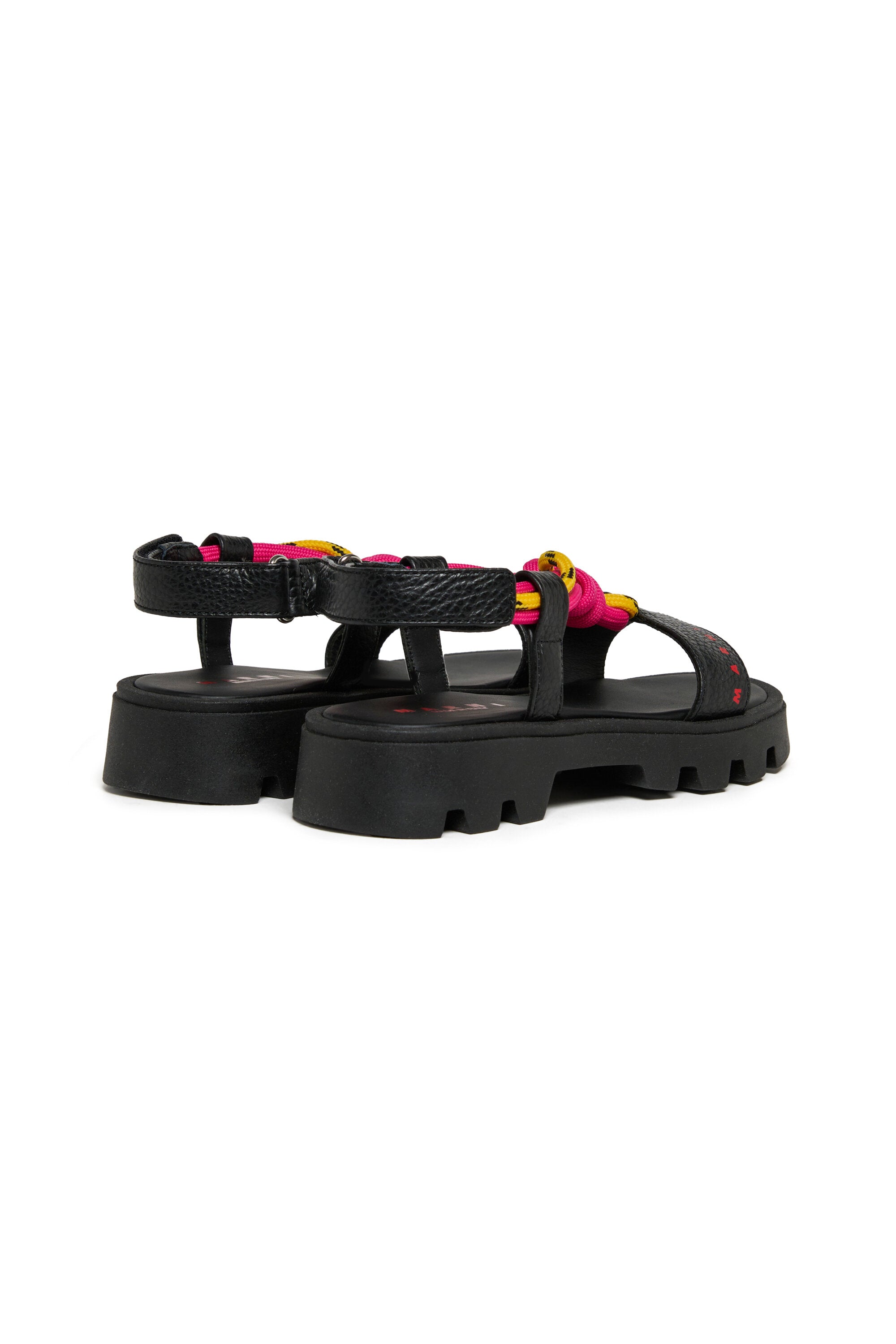 Sandals with logo
