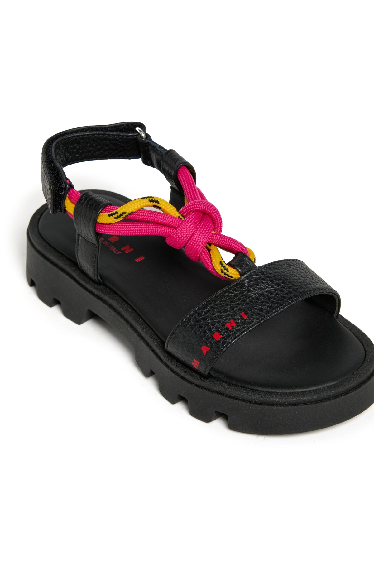Sandals with logo