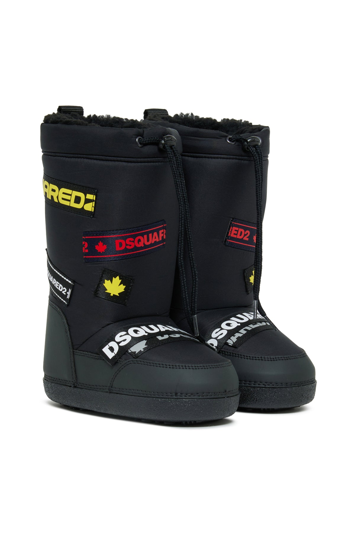 Botas de nieve altas con logo