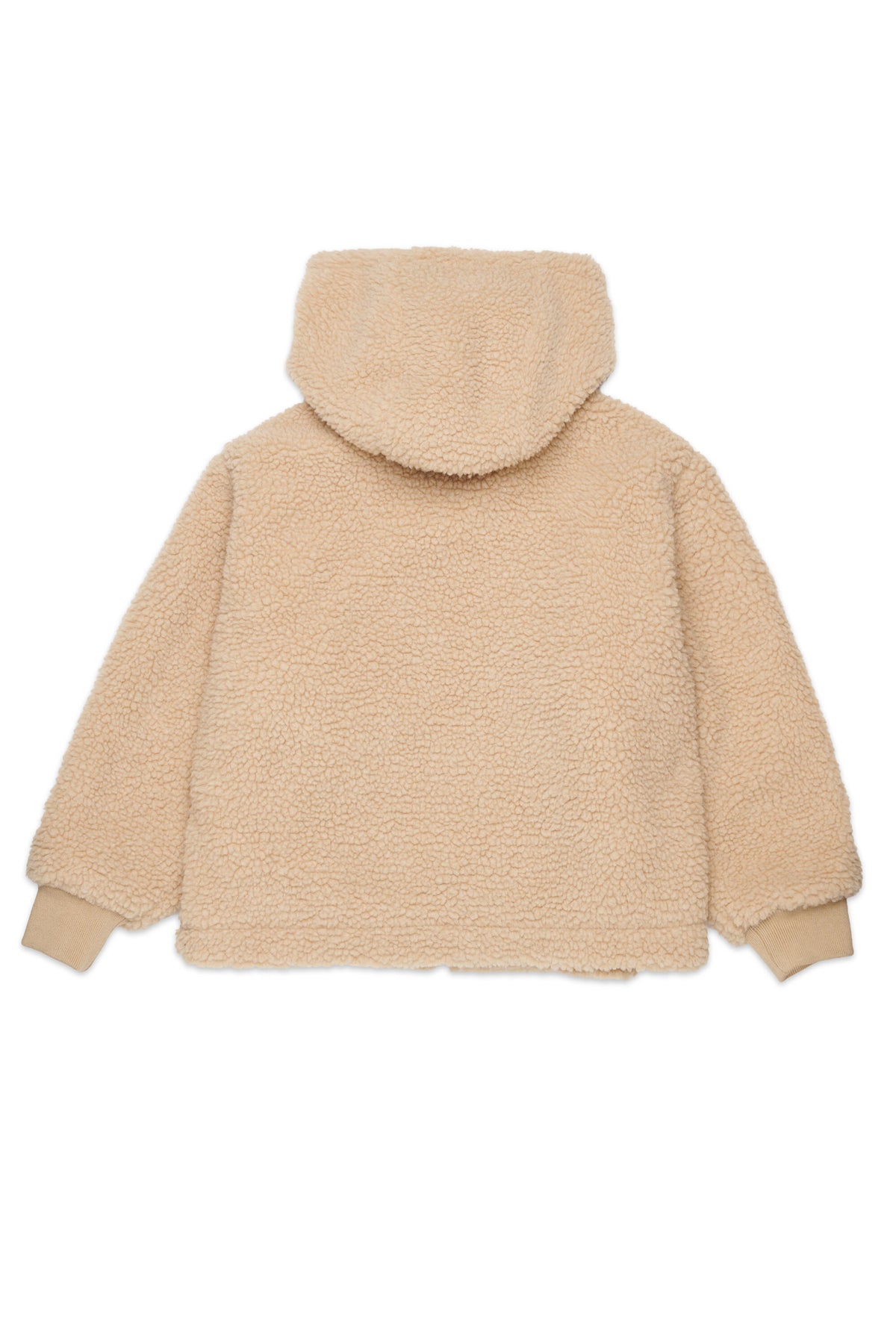 Chaqueta teddy con detalles de huesos