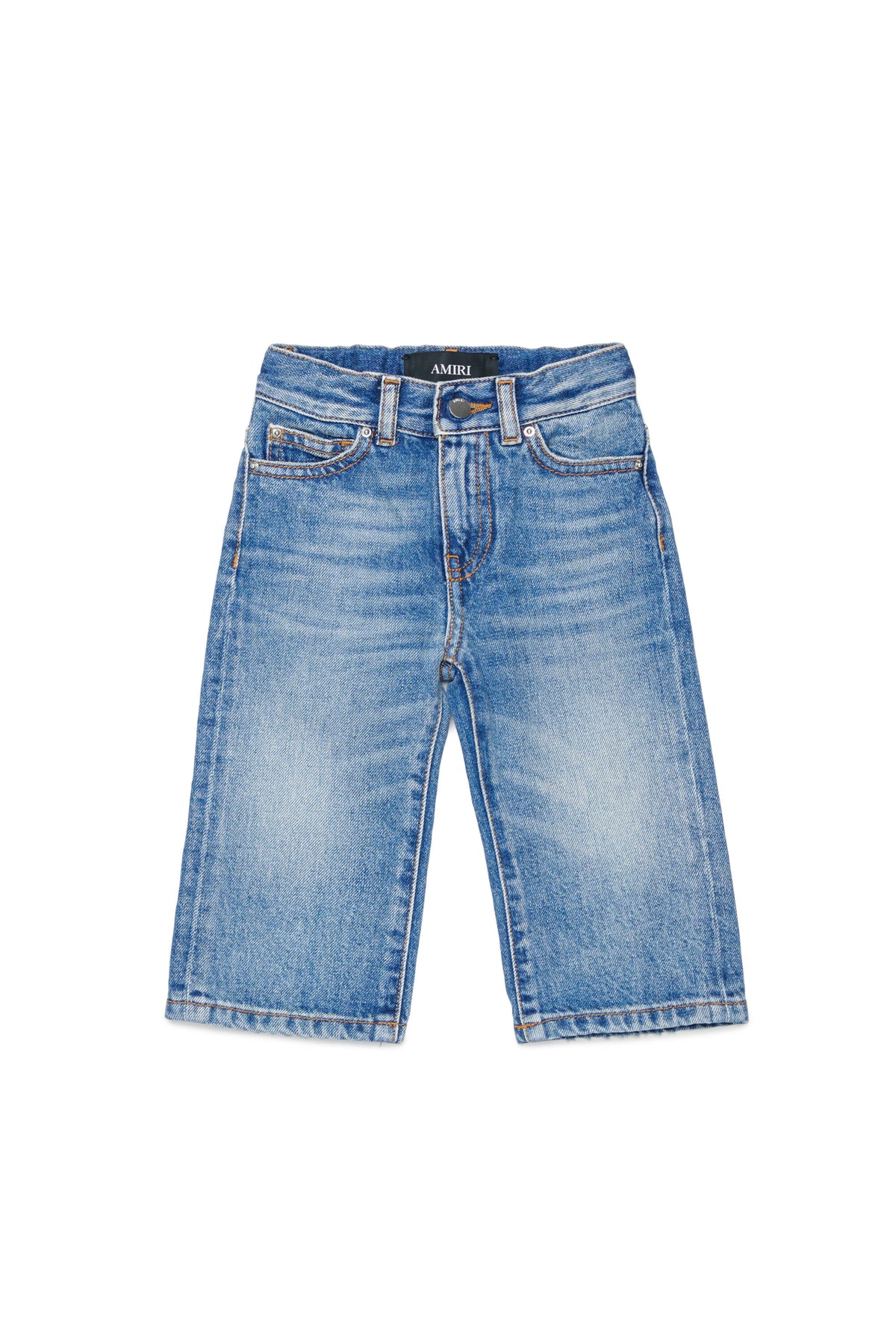 Jeans corte regular en azul claro