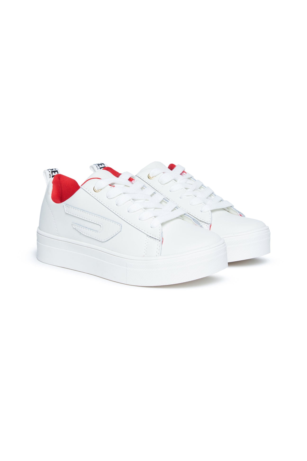 White Vaneela low sneakers with embossed D White Vaneela low sneakers with embossed D