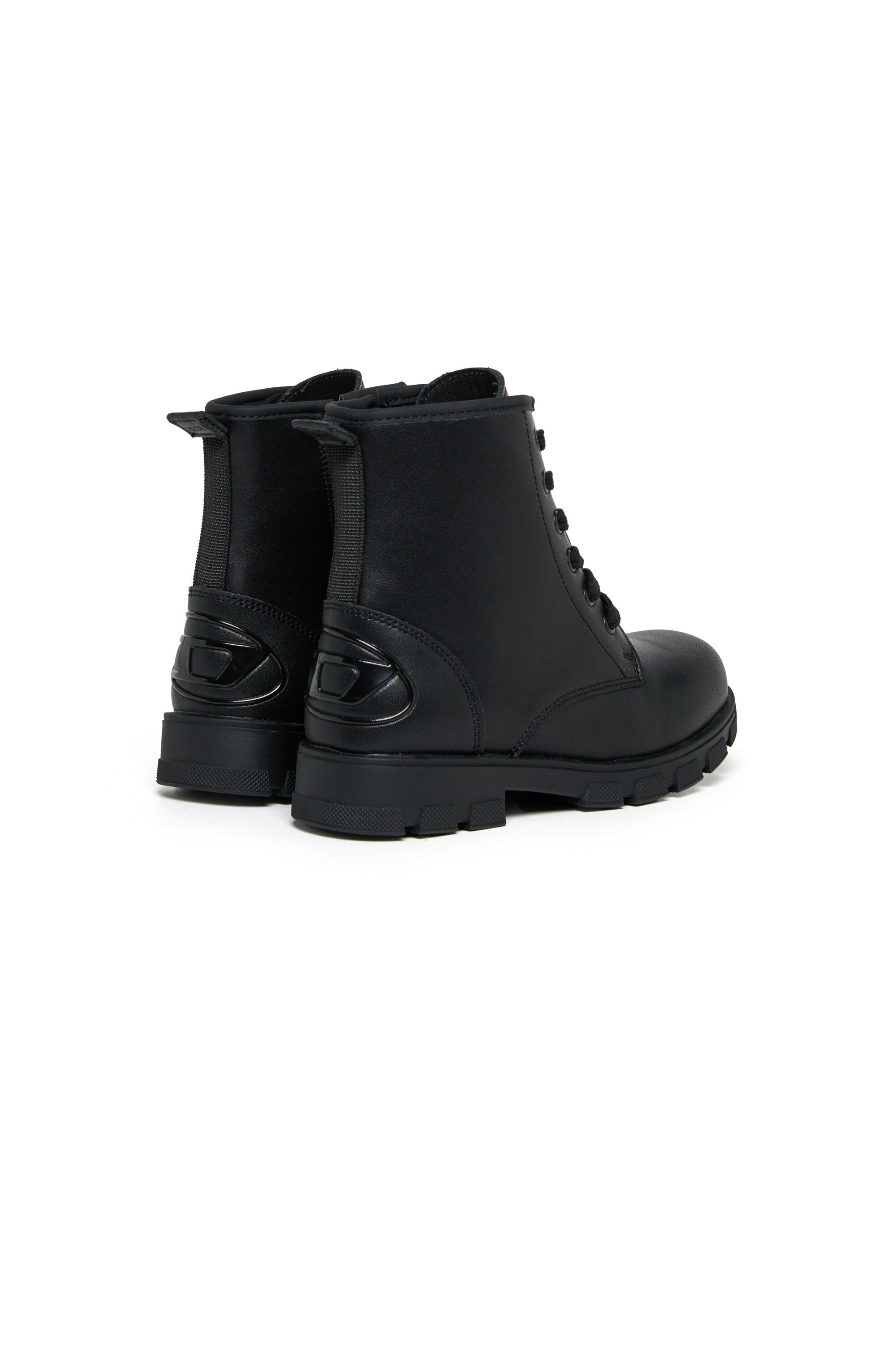 D-Hammer Lace leather boots