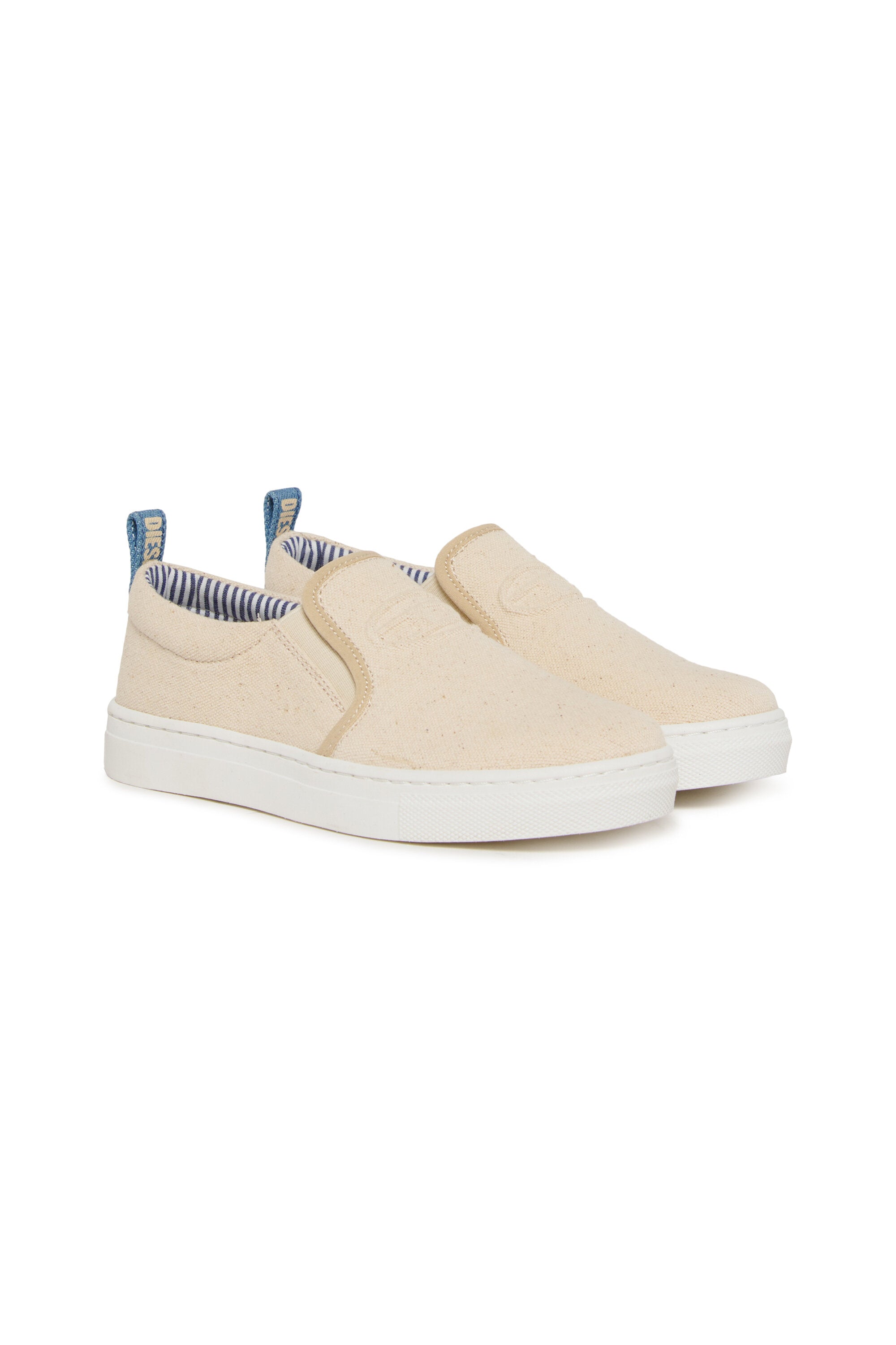 Slip-on sneakers with logo