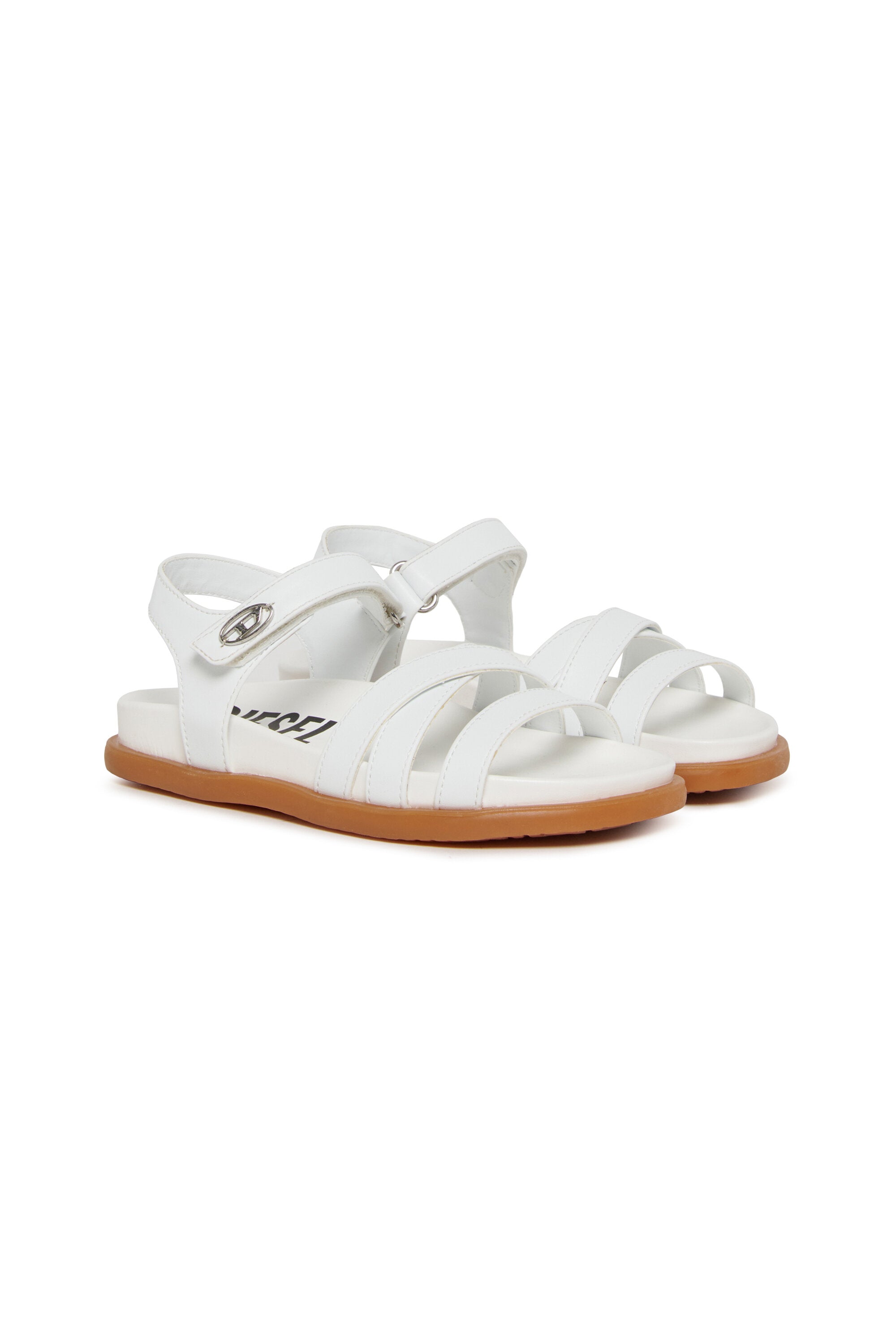 Sandalias con logo