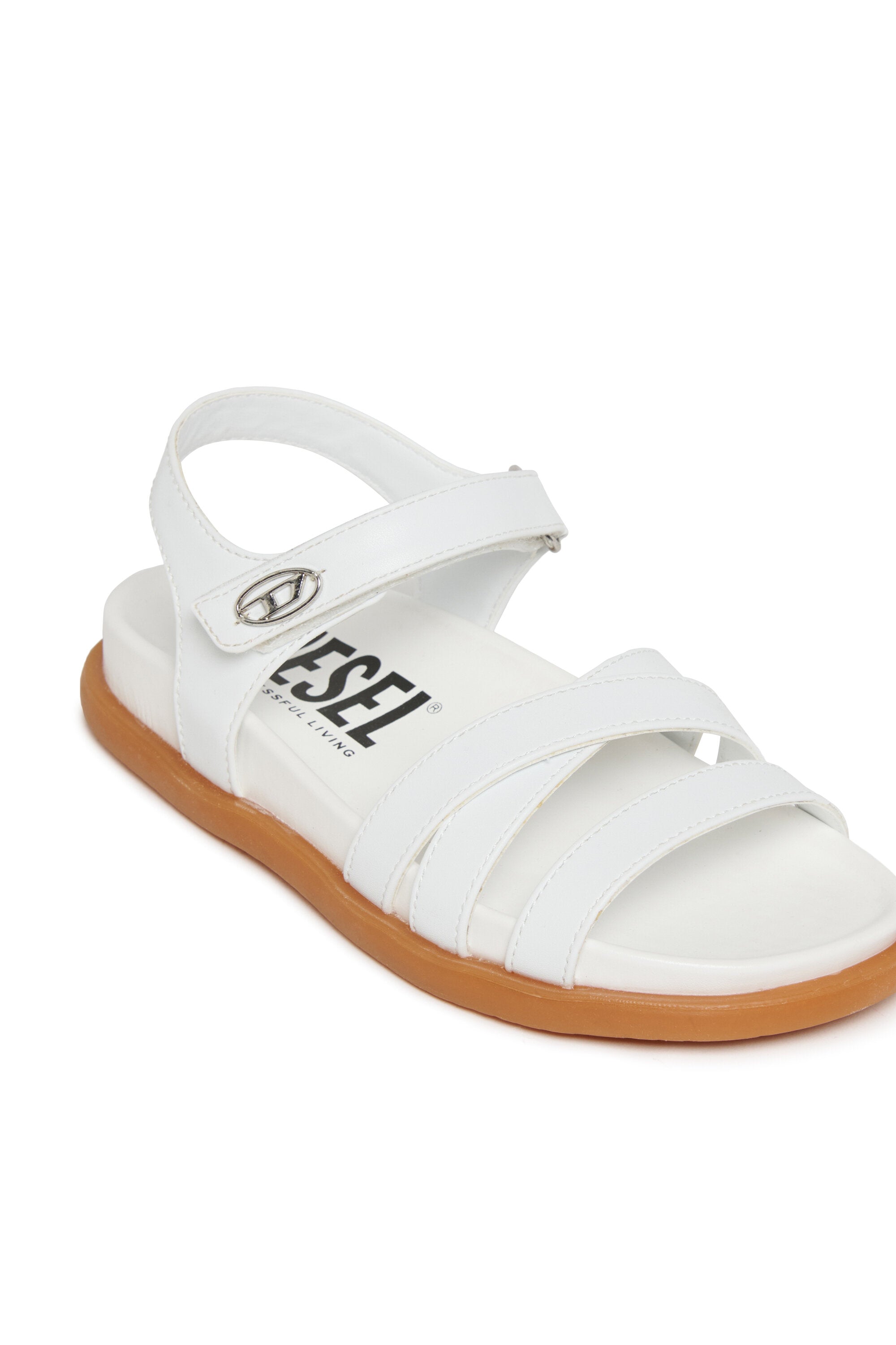 Sandalias con logo