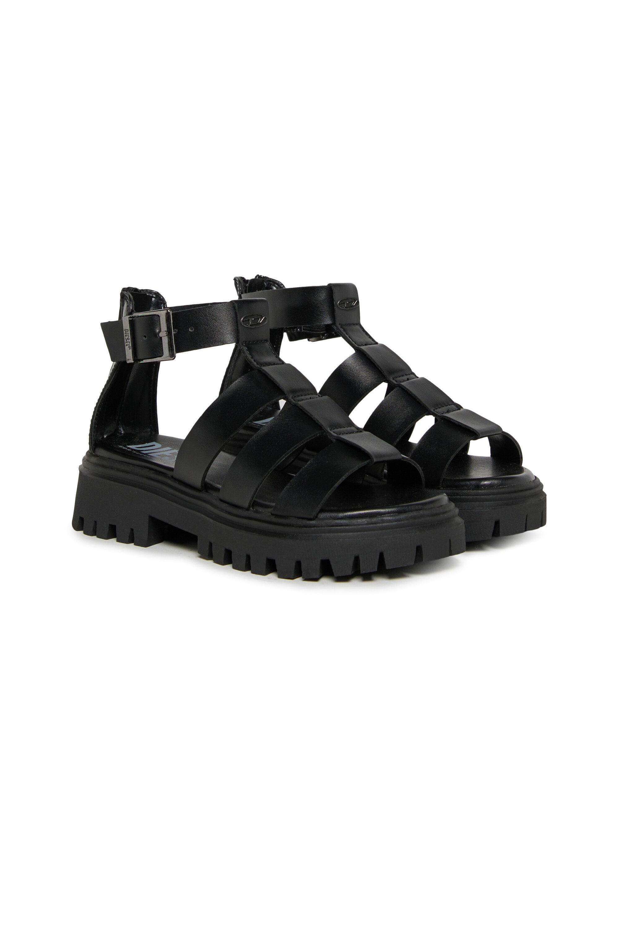 Sandals with logo