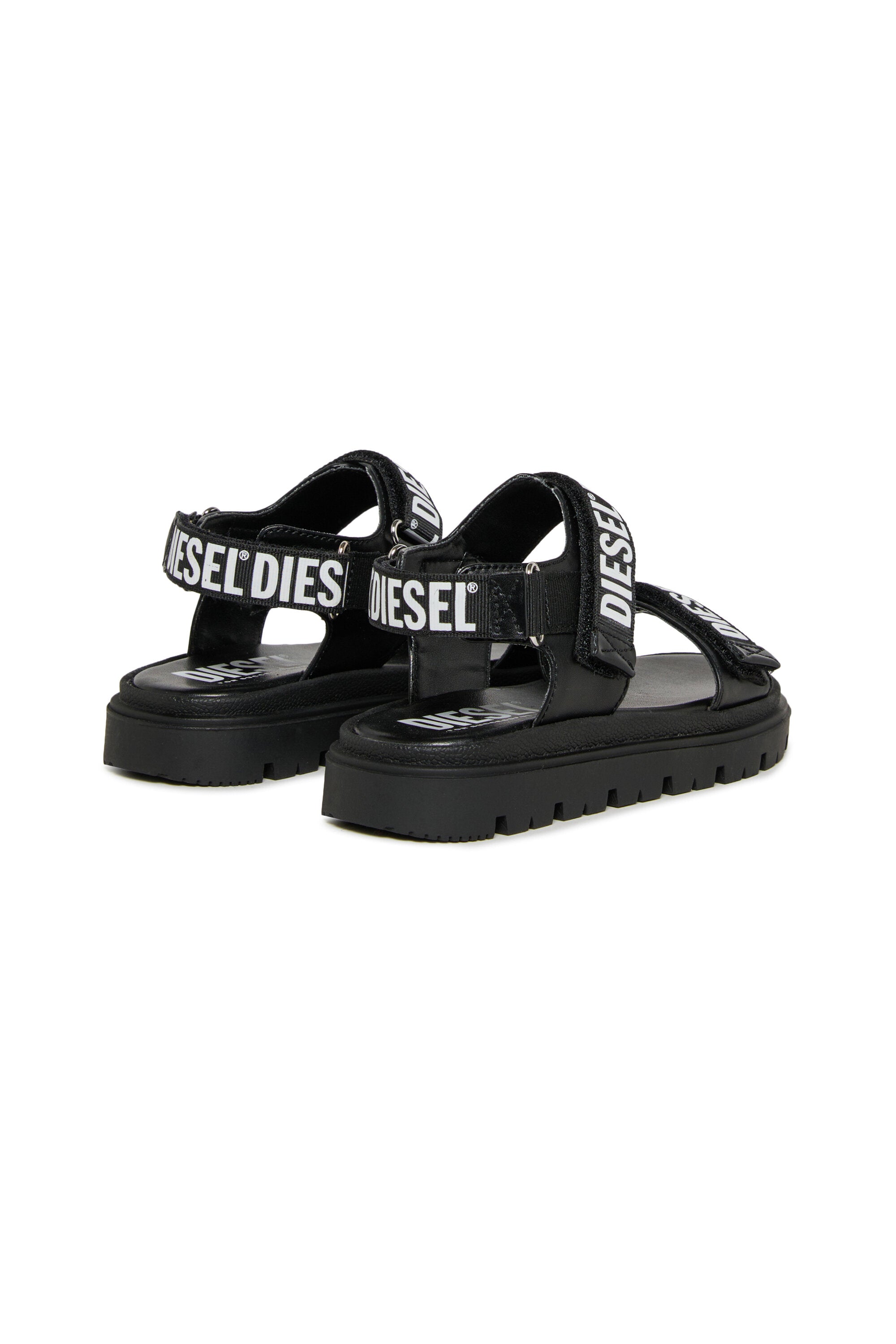 Sandals with logo