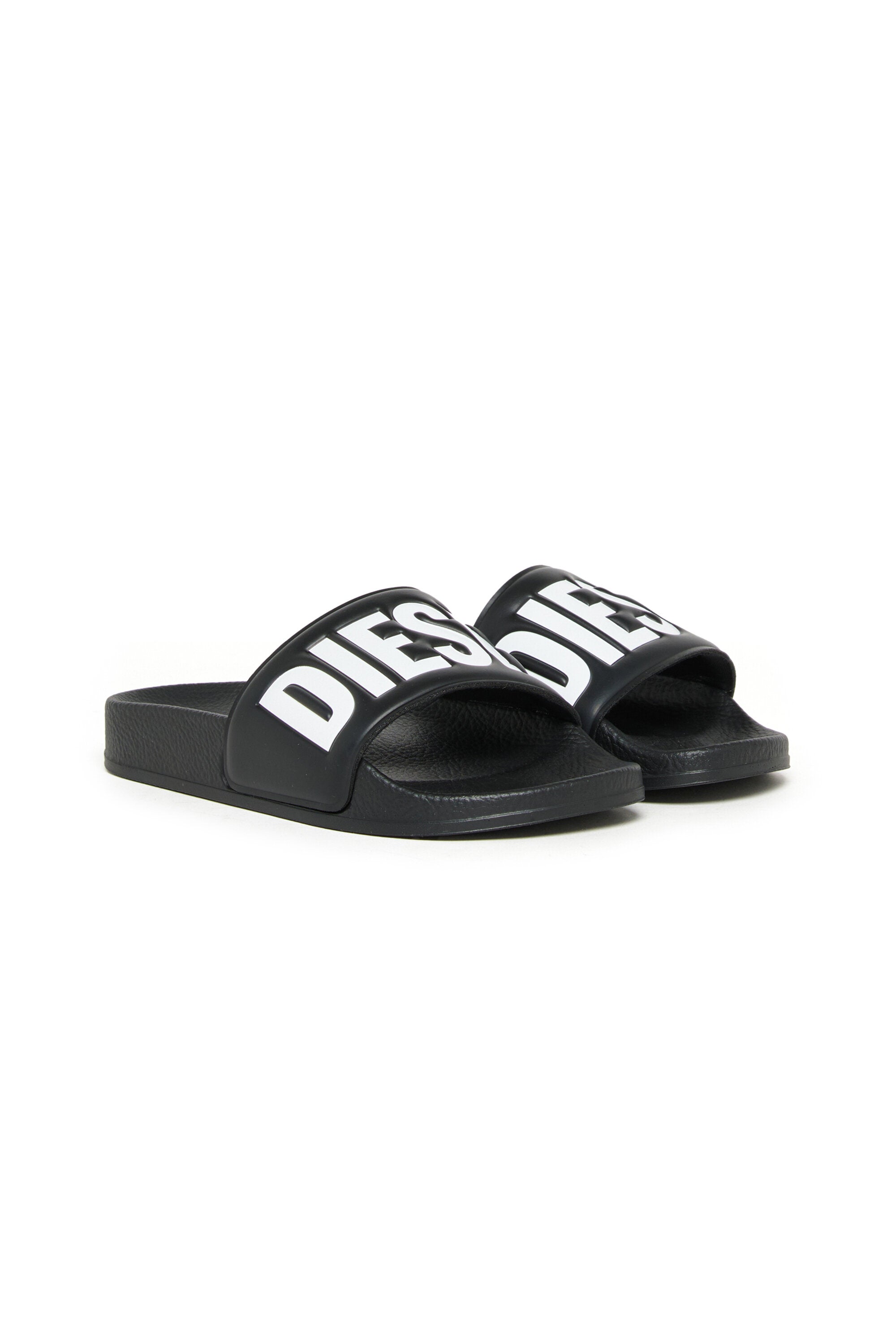 Chanclas tipo slide con logo