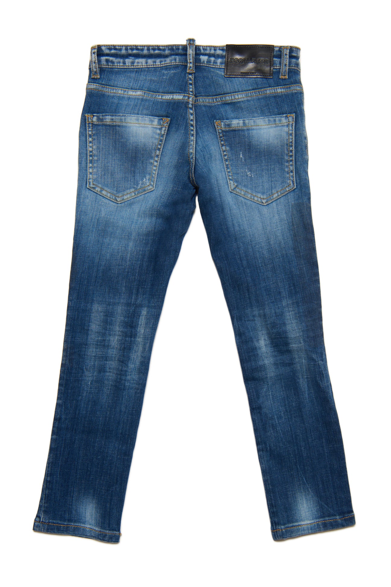 Clement jeans straight medium blue shaded with abrasions Clement jeans straight medium blue shaded with abrasions