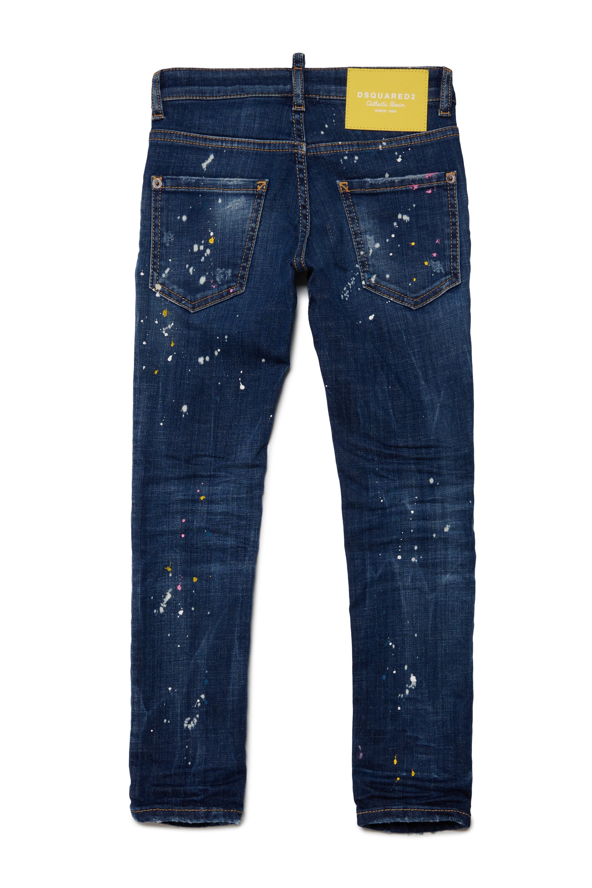 Dark stained straight jeans - Clement