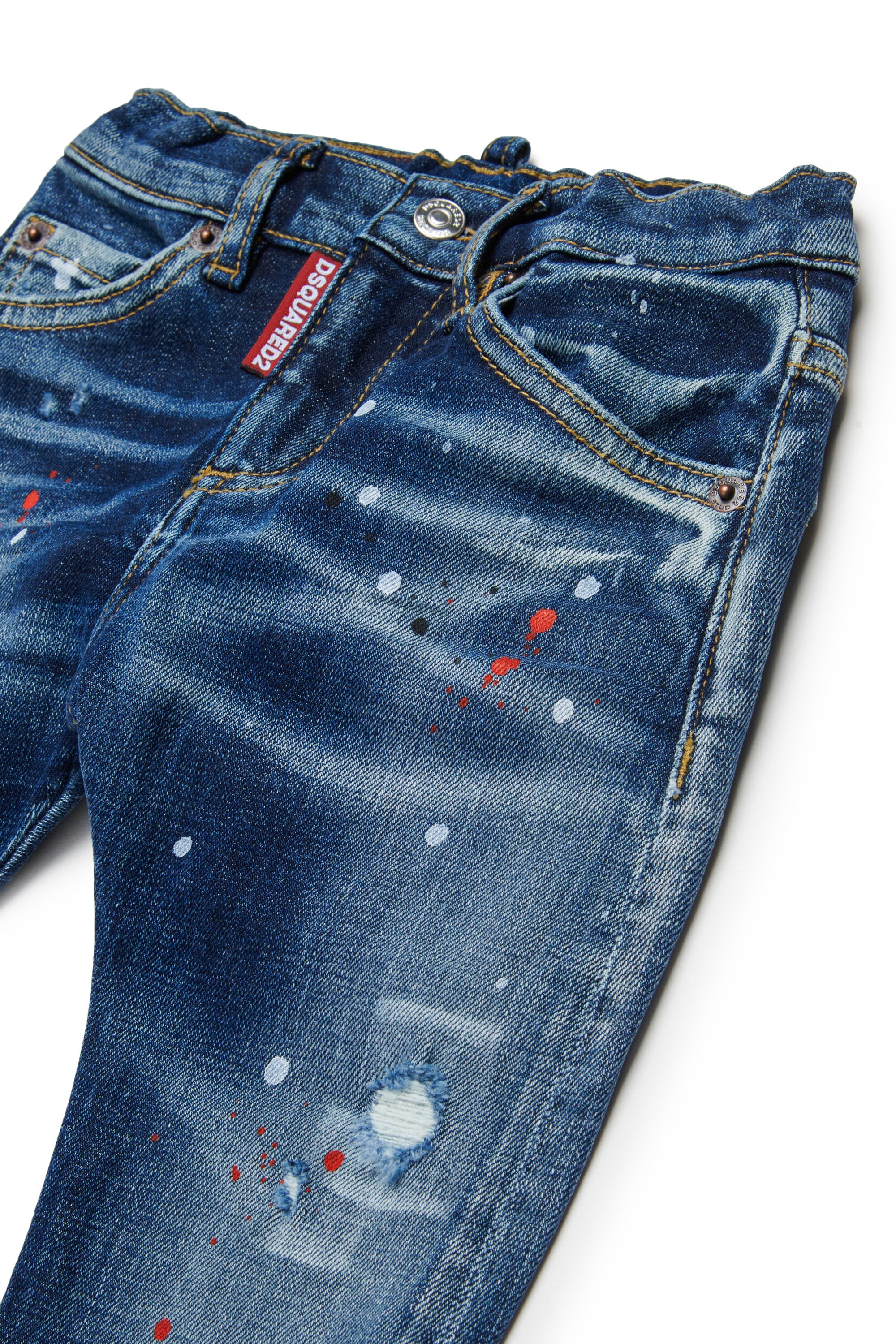 Vaqueros slim lavado azul medio