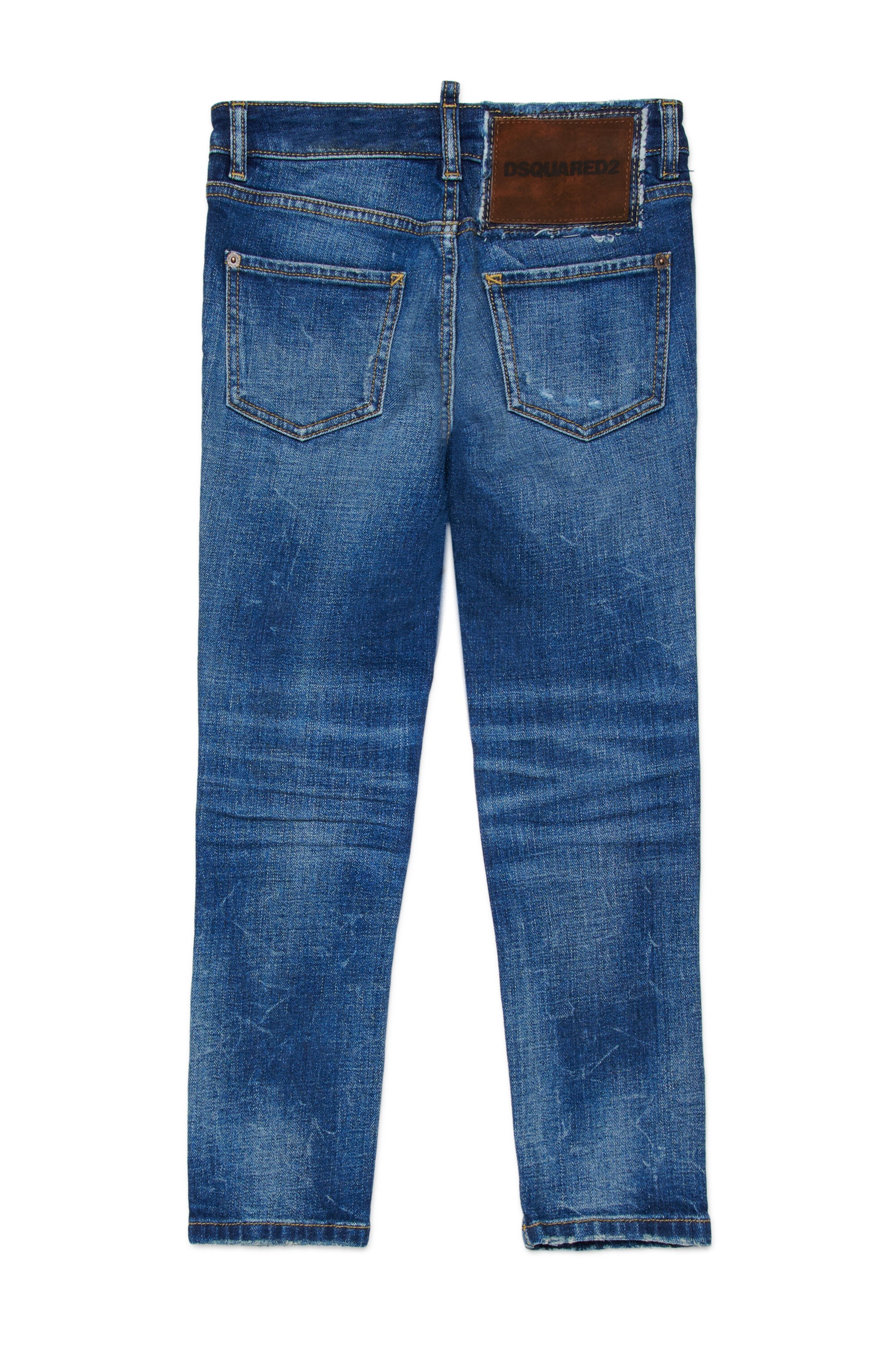 Vaqueros slim azul medio con rozaduras - Cool Girl