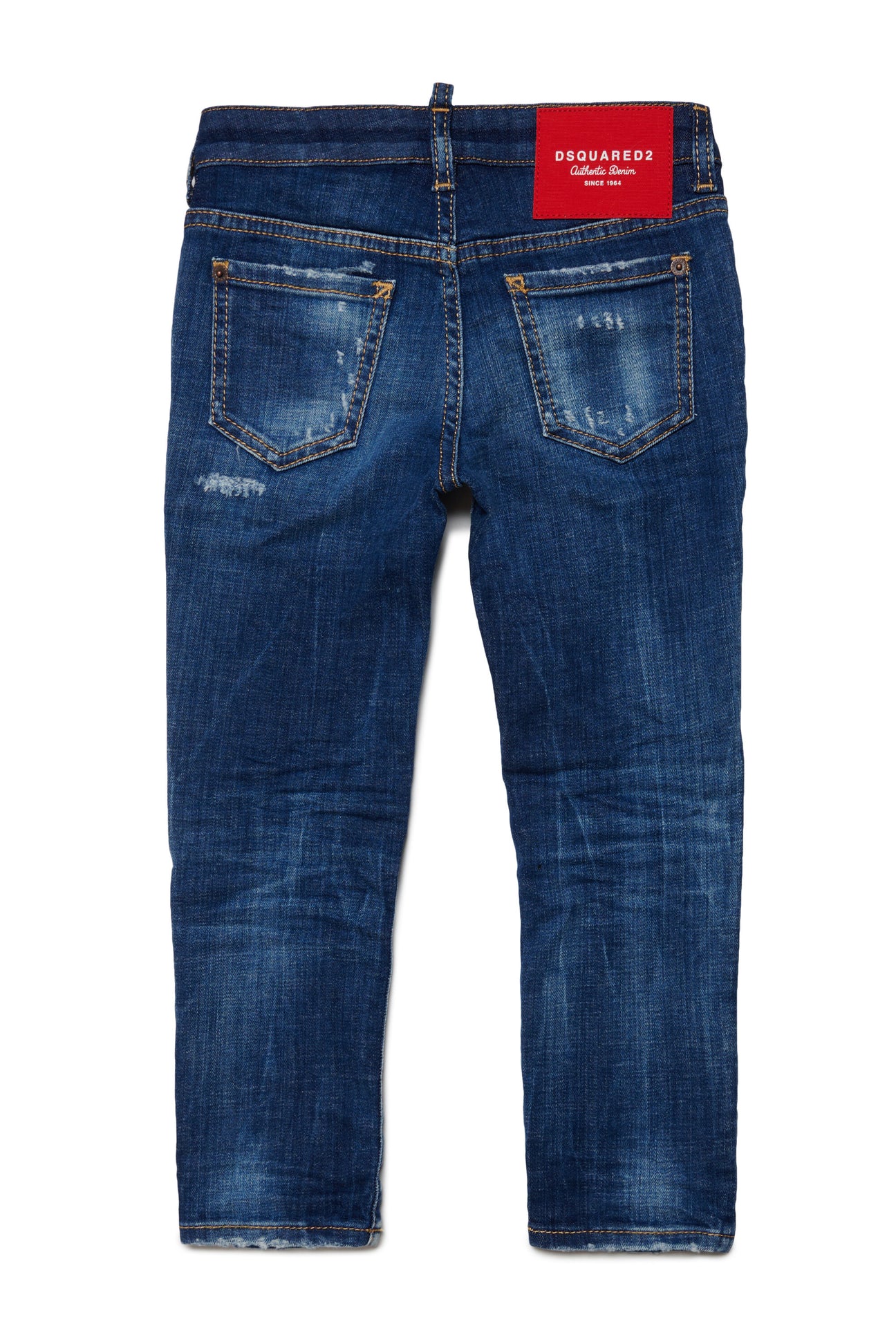 Shaded blue skinny jeans with breaks - Jennifer Cropped Shaded blue skinny jeans with breaks - Jennifer Cropped